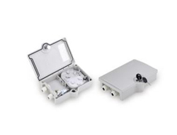 DIGITUS FTTH Distributions Box für Außen 2SC/Simplex, LC/Duplex2 SC Simplex or 2 Duplex LC - Glasfaser-Verteilerbox - Außenbereich