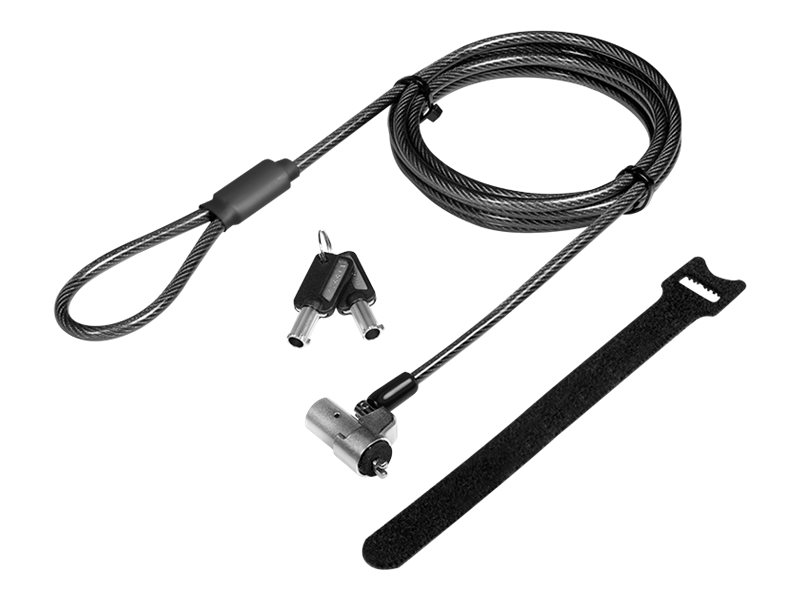 LogiLink Noble Lock - SicherheitskabelschlossDark Smoke - 2 m