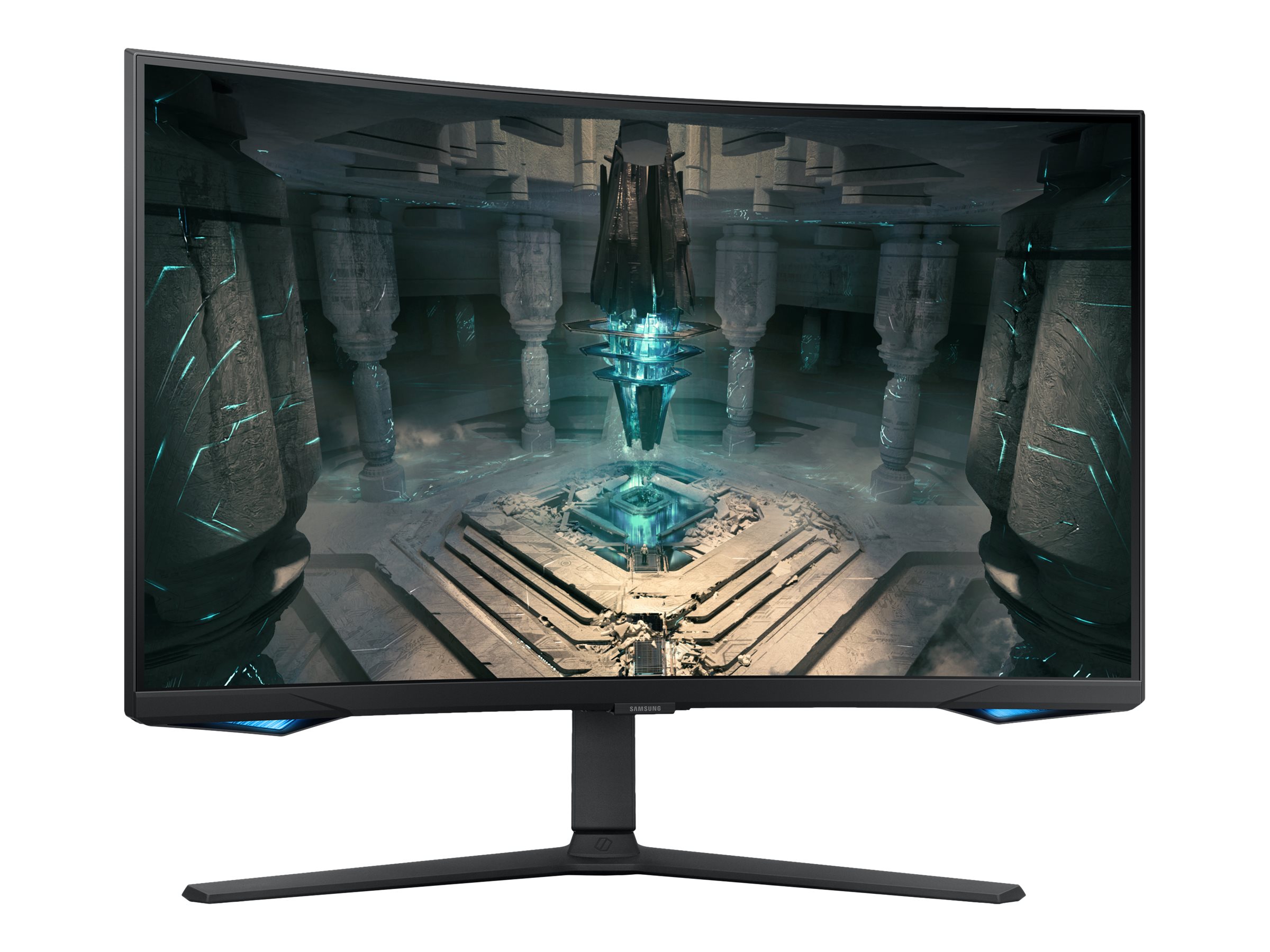 Samsung Odyssey G6 S32BG650EU - G65B Series - LCD-Monitor - Smart - Gaming - gebogen - 81.3 cm (32")2560 x 1440 QHD @ 240 Hz - VA - 350 cd/m² - 2500:1 - DisplayHDR 600 - 1 ms - 2xHDMI - DisplayPort -