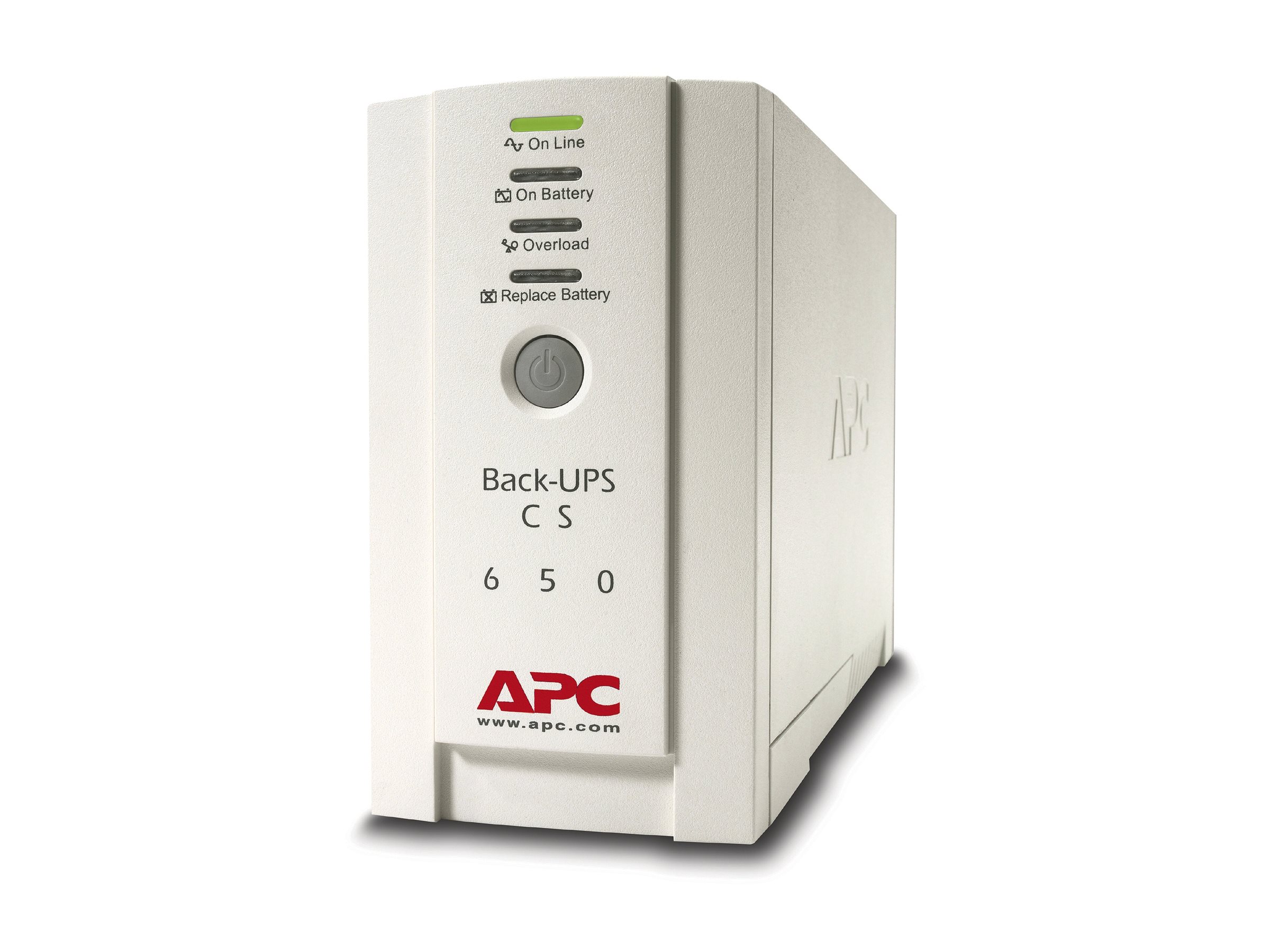 APC Back-UPS CS 650 - USV - Wechselstrom 230V - 400 Watt - 650 VA - RS-232 - USB - Ausgangsanschlüsse: 4 - beige
