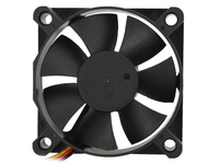 TITAN TFD-6015M12Z, Ventilator, 6 cm, 4000 RPM, 29 dB, 14,28 cfm, SchwarzGehäuse-Lüfter - 29 dB - 4.000 rpm - 12 V - 14,28 cfm - Titan