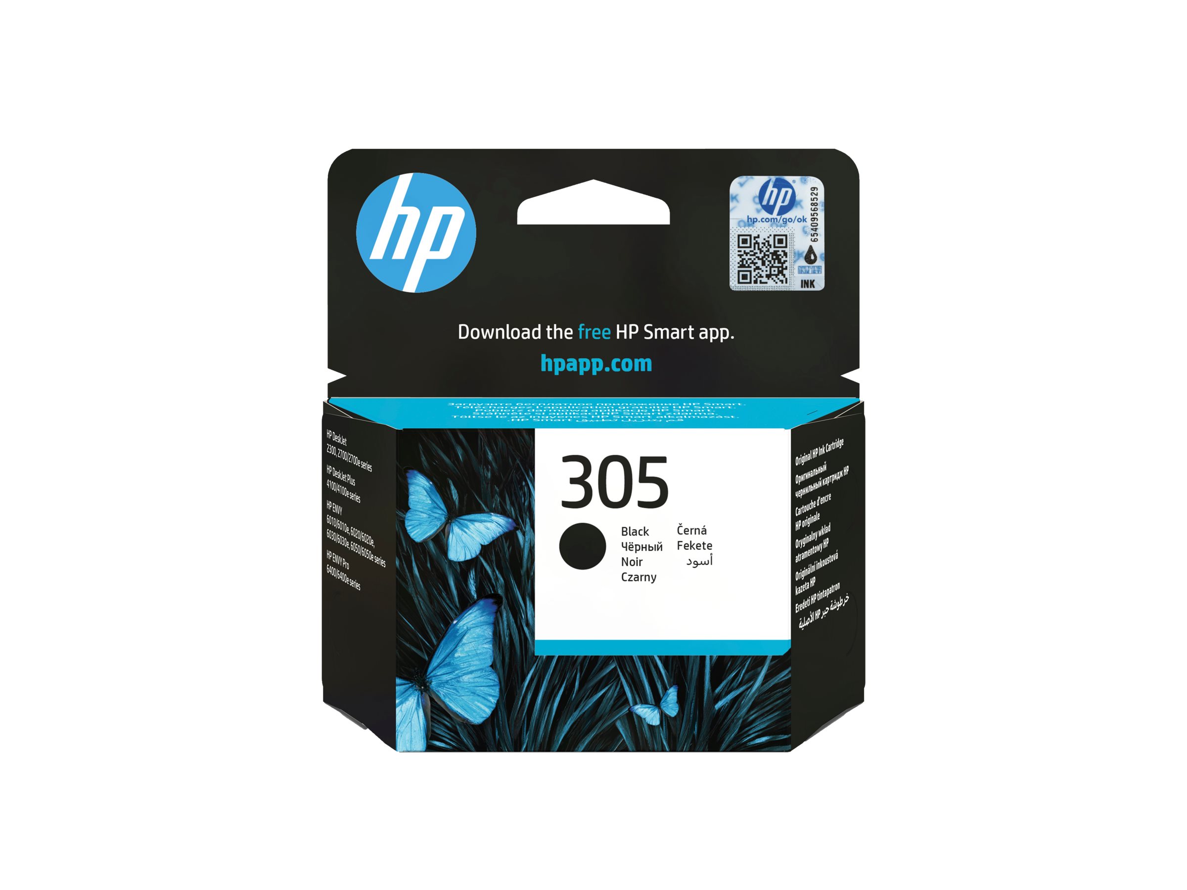 HP 305 Black Original Ink Cartridge - Original - TintenpatroneSchwarz - 2 ml