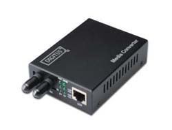 DIGITUS Fast Ethernet Medienkonverter, RJ45 / ST100Mb LAN - 10Base-T - 100Base-FX - 100Base-TX - RJ-45 / ST multi-mode - bis zu 2 km - 1310 nm