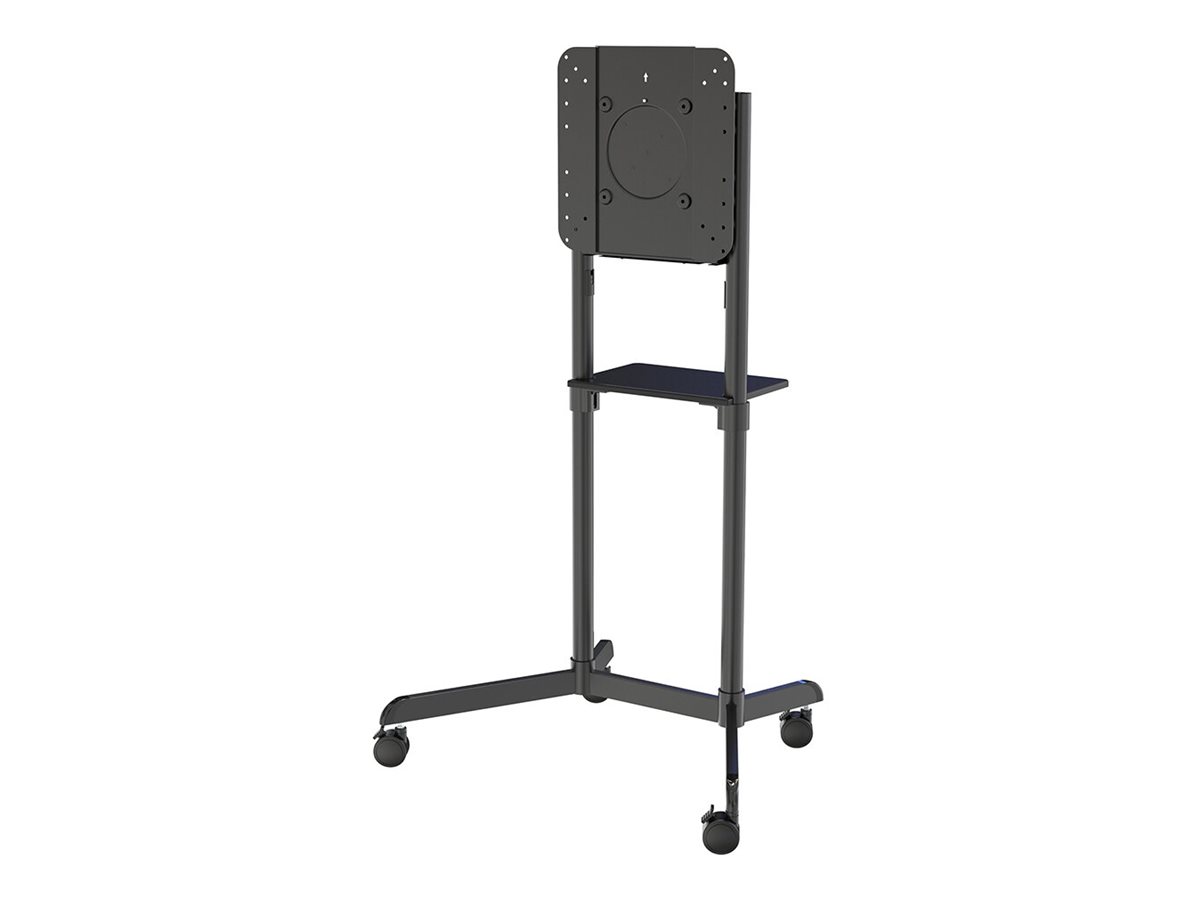 Neomounts NS-M1250BLACK TV-Trolley 37-70" - drehbar, Schwarz, Stahl, 70 kg, 94 cm (37"), 177,8 cm (70"), 200 x 200,300 x 300,350 x 350,400 x 200,400 x 300,400 x 400,600 x 200,600 x 400NS-M1250BLACK TV