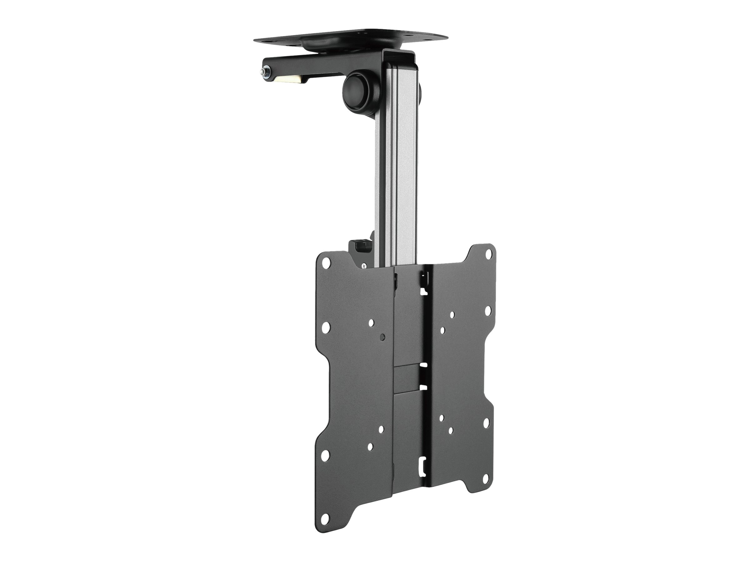 Techly Befestigungskit (Deckenhalterung) - für LCD TV - Stahl - Silber, Schwarz - Bildschirmgröße: 43.2-94 cm (17"-37")Montageschnittstelle: bis zu 200 x 200 mm