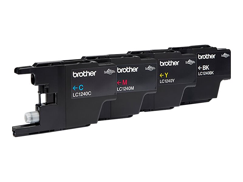 Brother LC1240 Value Pack - 4er-Pack - Schwarz Gelb - Cyan - Magenta - original - Blisterverpackung - Tintenpatrone - für Brother DCP-J525W - DCP-J725DW - DCP-J925DW