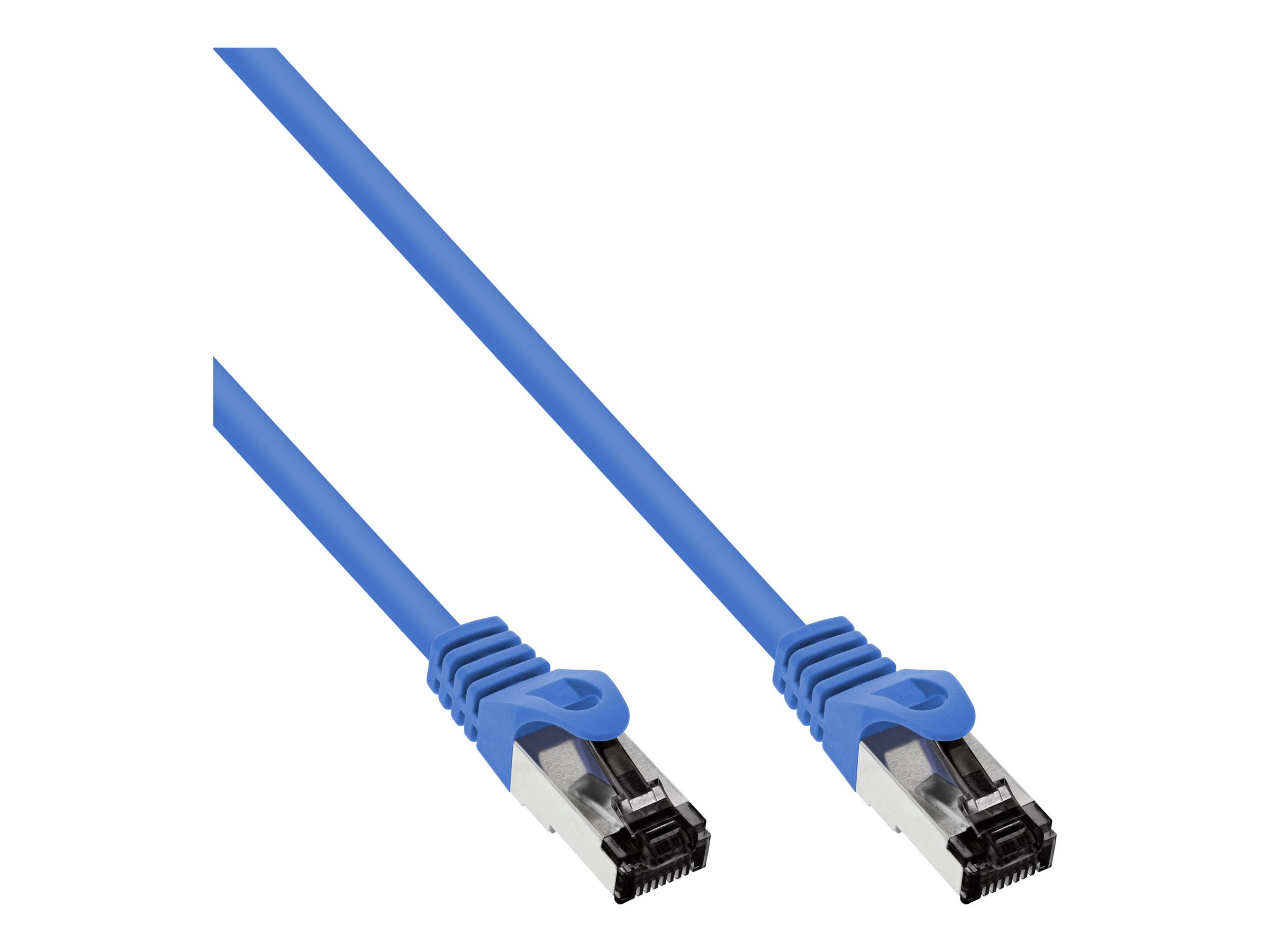 InLine Patchkabel - S/FTP (PiMf) - Cat.8.1 - 2000MHz - halogenfrei - blau - 15m15 m - SFTP - PiMF - CAT 8.1 - IEEE 802.3af/IEEE 802.3at - halogenfrei - geformt - rund - ohne Haken - verseilt - hauchve