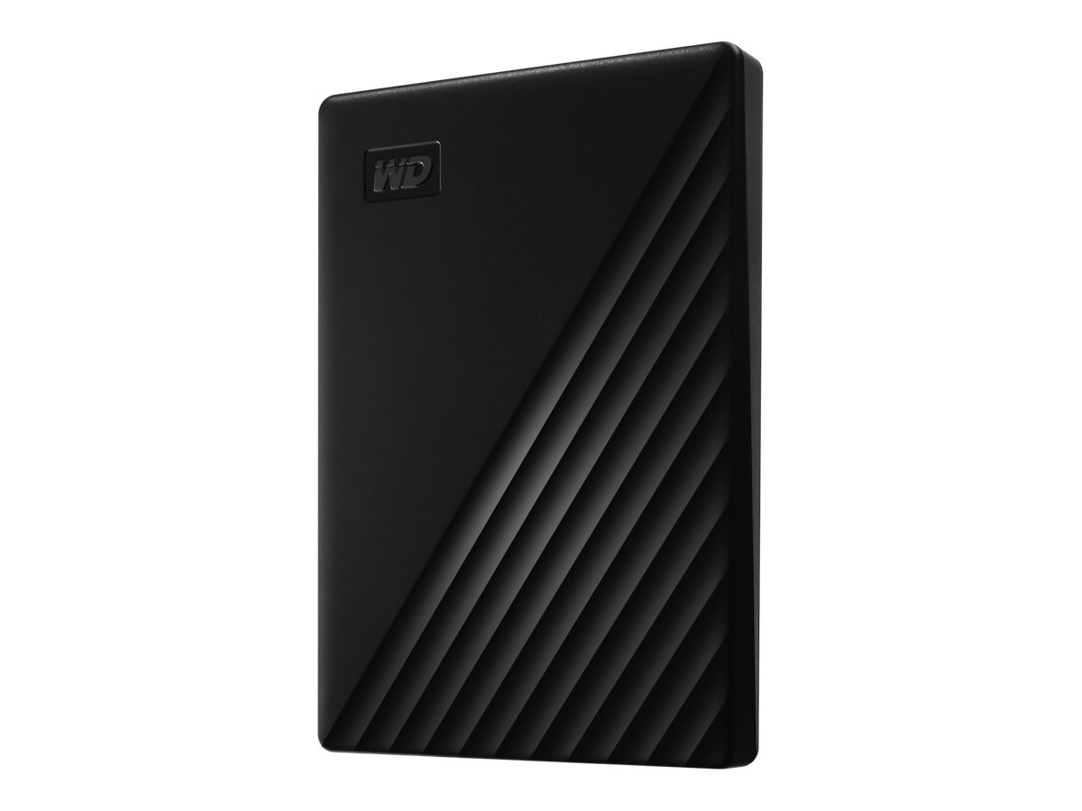 WD My Passport WDBYVG0010BBK - Festplatte - verschlüsselt - 1 TB - extern (tragbar)USB 3.2 Gen 1 - 256-Bit-AES - Schwarz