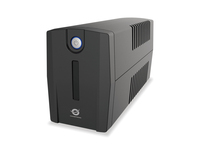 Conceptronic ZEUS01G 650VA 360W USV, 2x UK-Steckdosen, HID-USB, RJ45 Ein/Aus, mit AVR-Funktion, Line-Interaktiv, 0,65 kVA, 360 W, 220 V, 240 V, 220 VZEUS01G 650VA 360W USV - 2x UK-Steckdosen - HID-USB