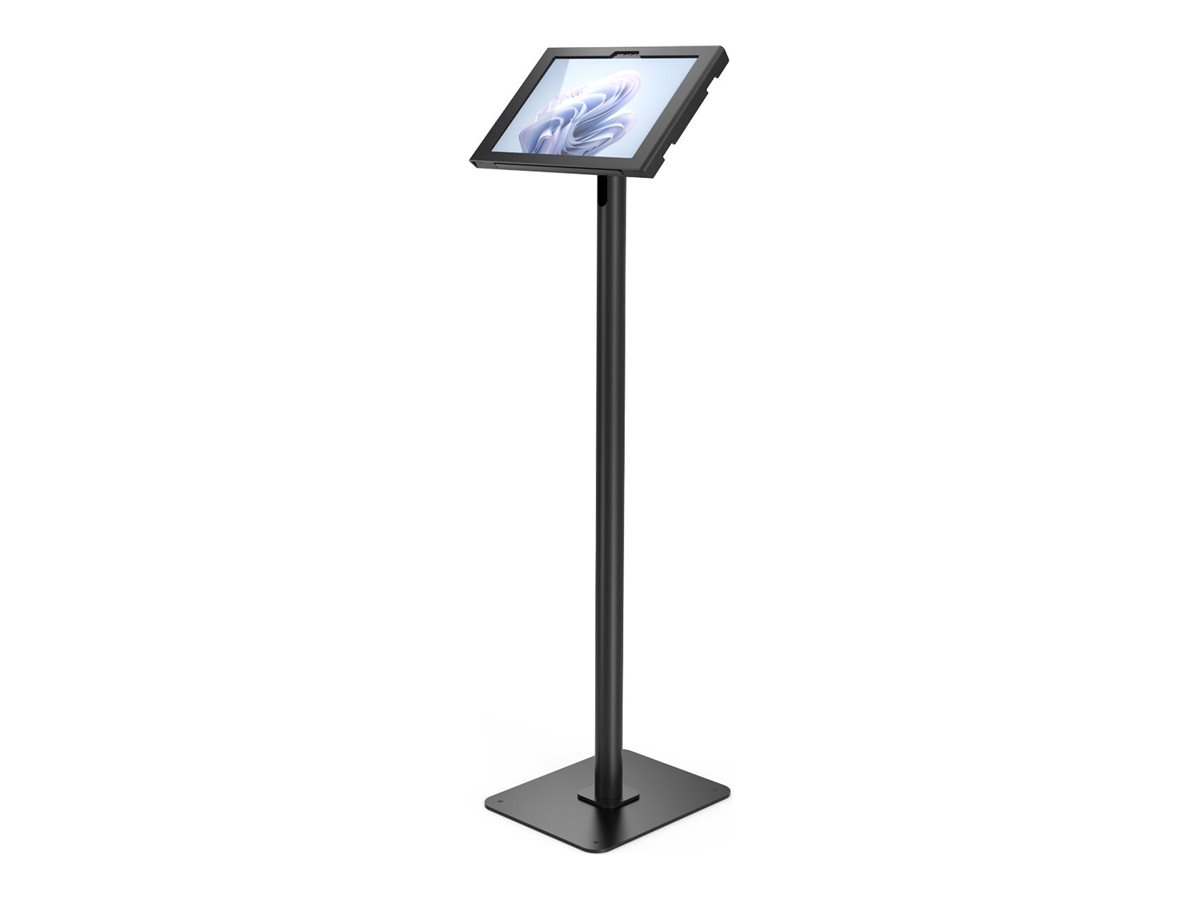 Compulocks Aufstellung - für Tablett - hochwertiges Aluminium - Schwarz - Bildschirmgröße: 33 cm (13")Bodenaufstellung - Bodenmontage - für Microsoft Surface Pro 8 - Pro 8 for Business - Pro 9 - Pro 9
