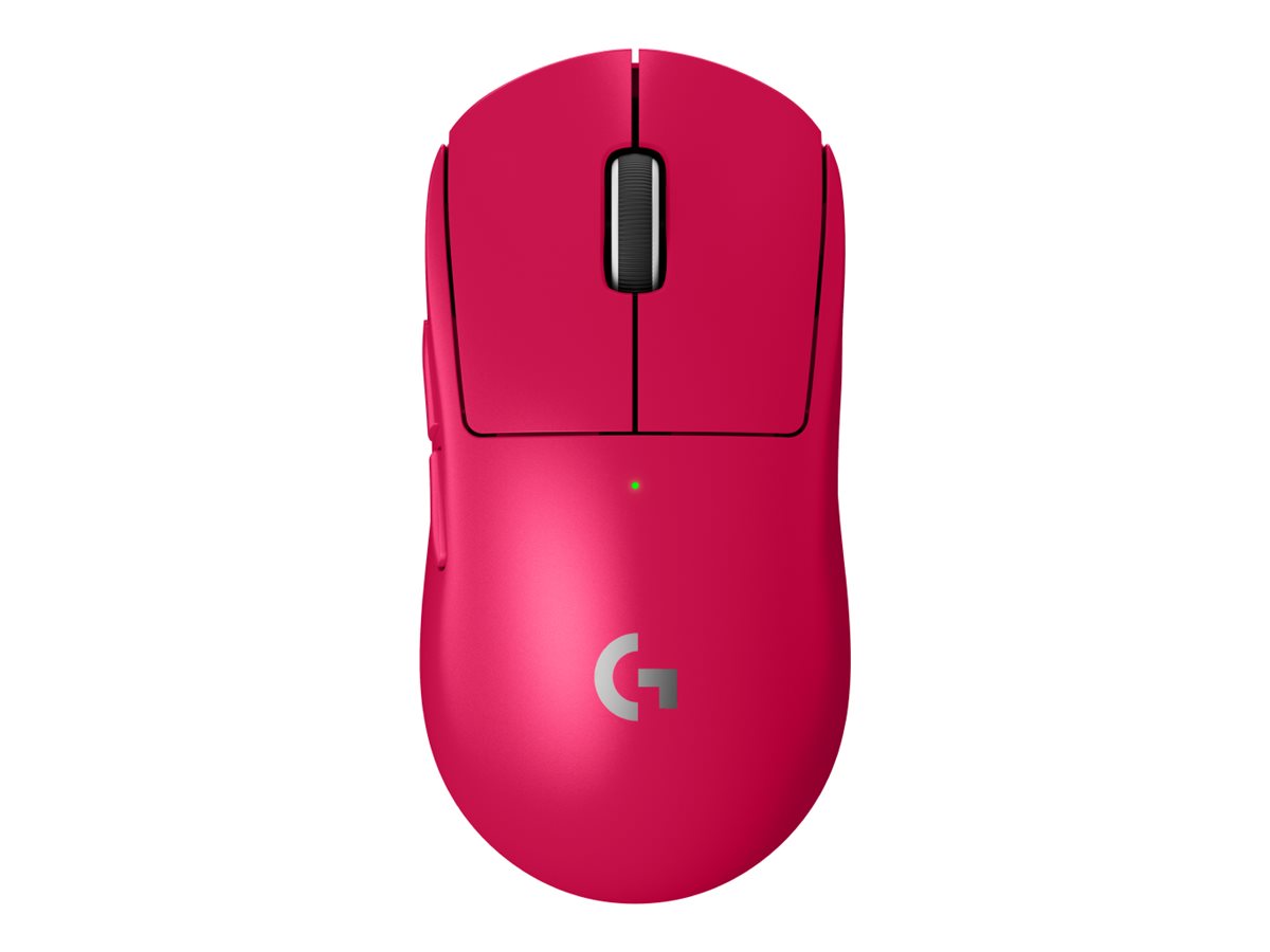Logitech G PRO X SUPERLIGHT 2 - Maus - Gamingoptisch - 5 Tasten - kabellos - 2.4 GHz - USB Logitech LIGHTSPEED Empfänger - pink
