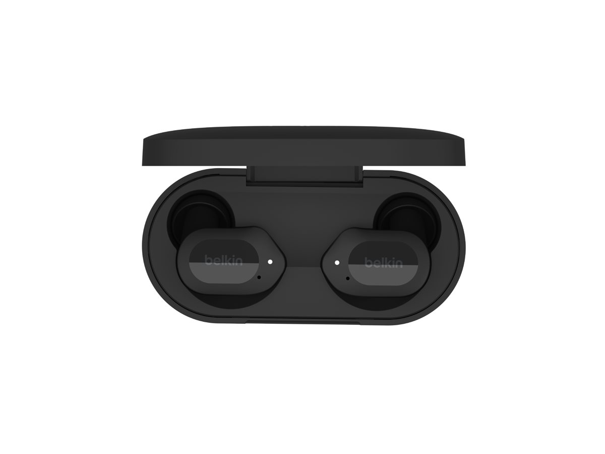 Belkin SoundForm Play - True Wireless-Kopfhörermit Mikrofon - im Ohr - Bluetooth - aktive Rauschunterdrückung - Midnight
