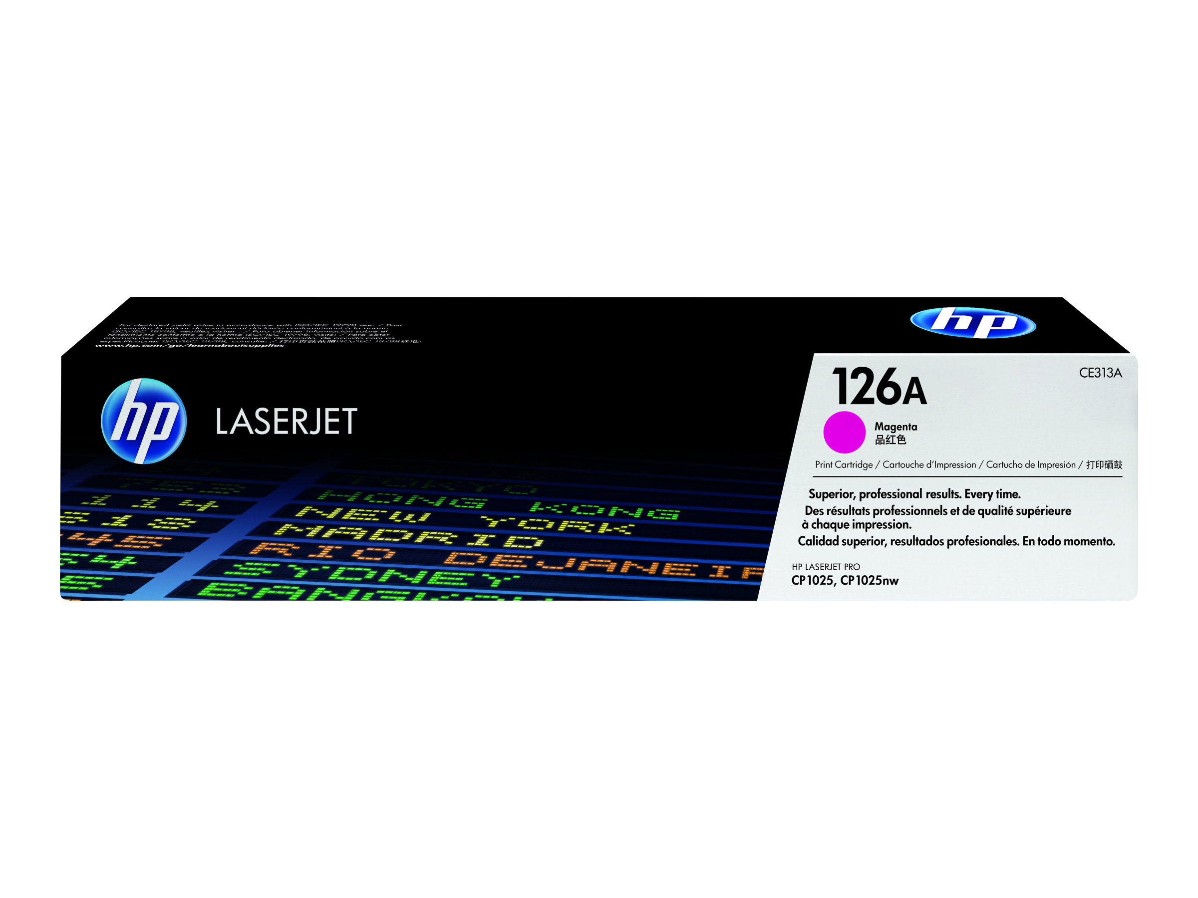 HP 126A - Magenta - original - LaserJet - Tonerpatrone (CE313A)für Color LaserJet Pro CP1025; LaserJet Pro MFP M175; TopShot LaserJet Pro M275