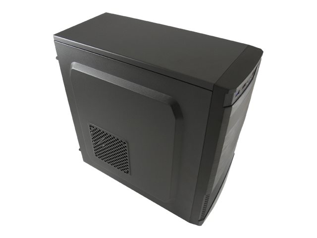 LC-Power Classic 7037B - Tower - ATX - keineSpannungsversorgung - Schwarz - Gebürstetes Aluminium / Schwarz - USB/Audio
