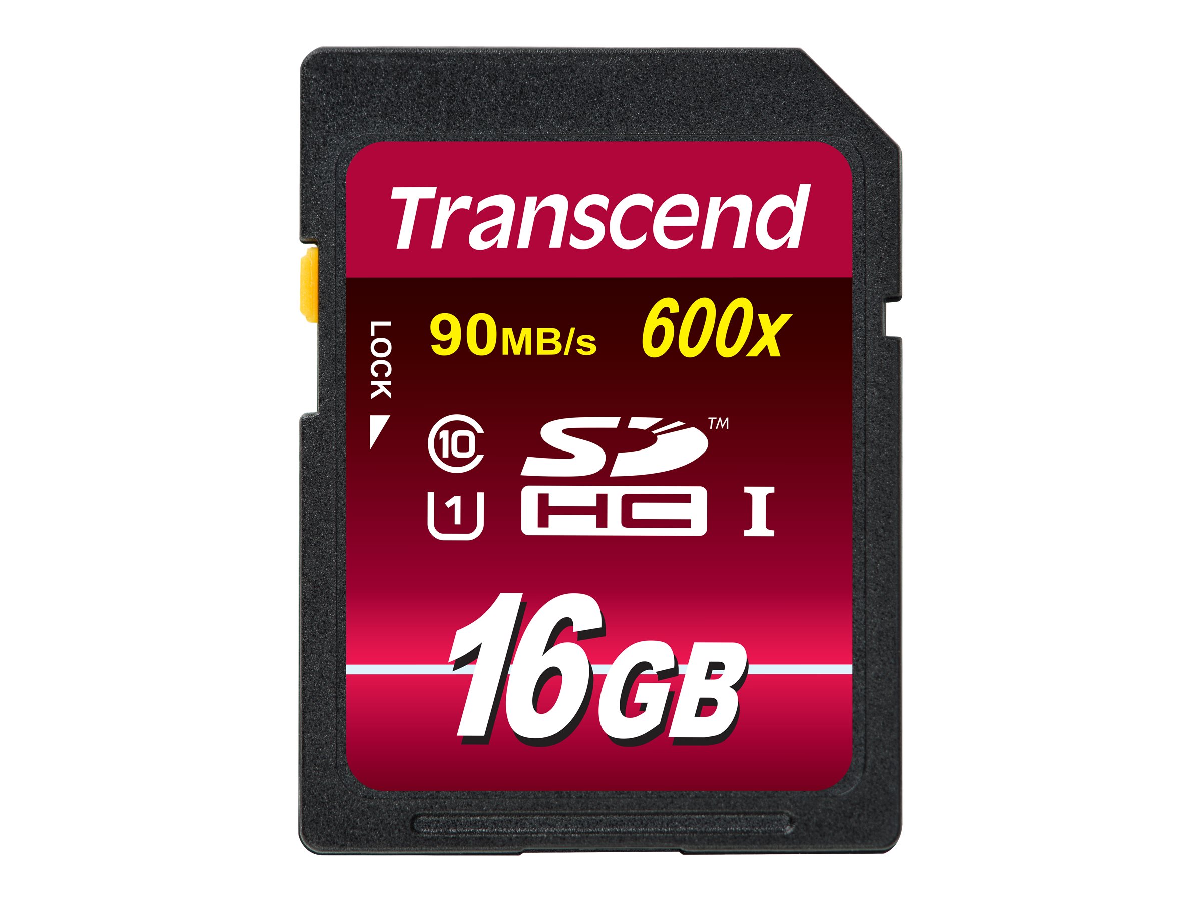 Transcend Flash-Speicherkarte - 16 GB - Class10 - SDHC UHS-I