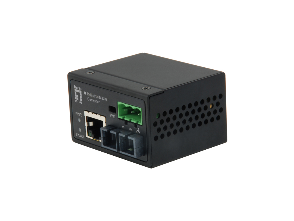 LevelOne IEC-4002 - Medienkonverter - 100Mb LAN10Base-T - 100Base-FX - 100Base-TX - RJ-45 / ST multi-mode - bis zu 2 km
