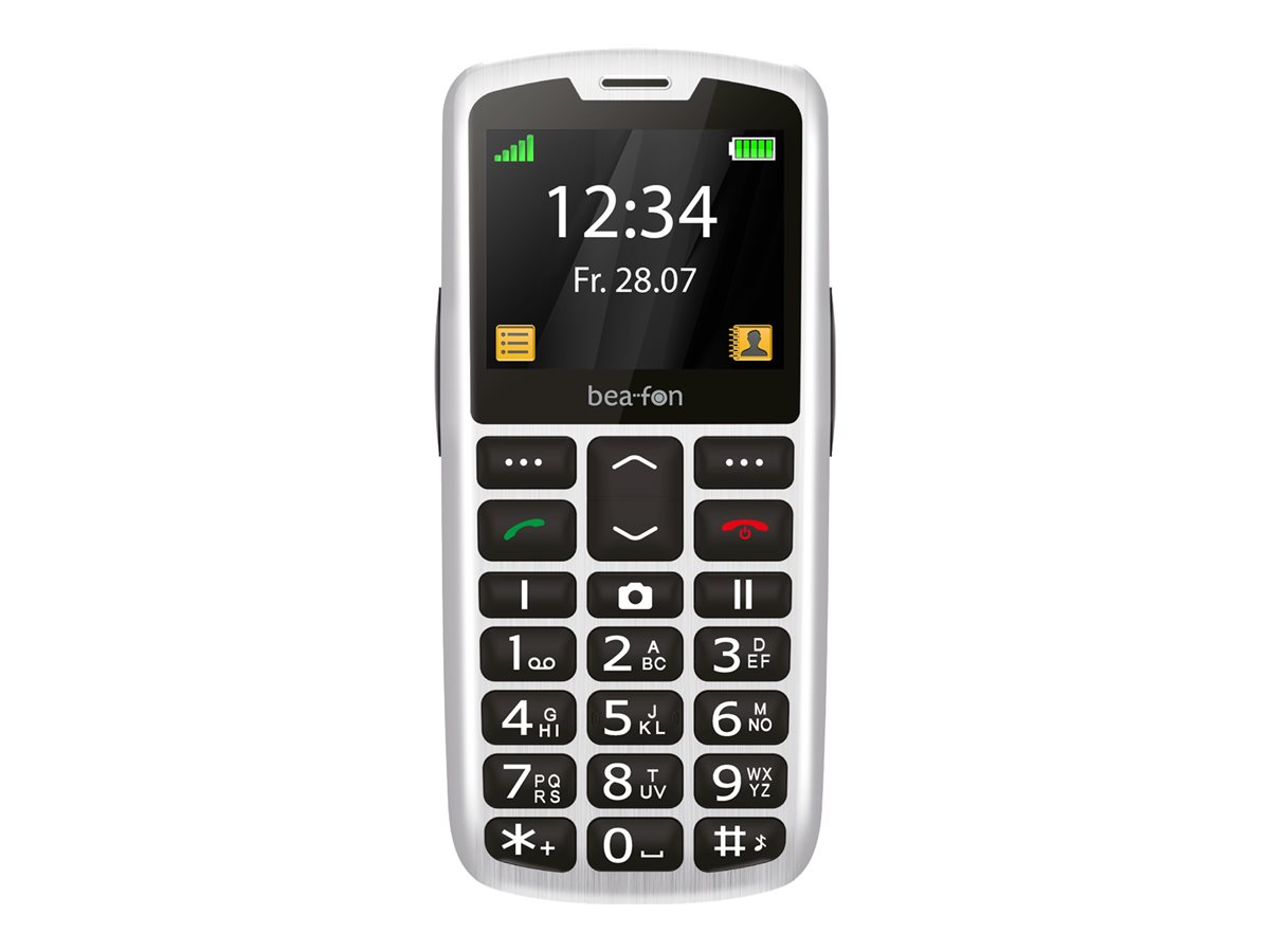 Bea-fon Silver Line - 4G Feature Phone - microSD slot