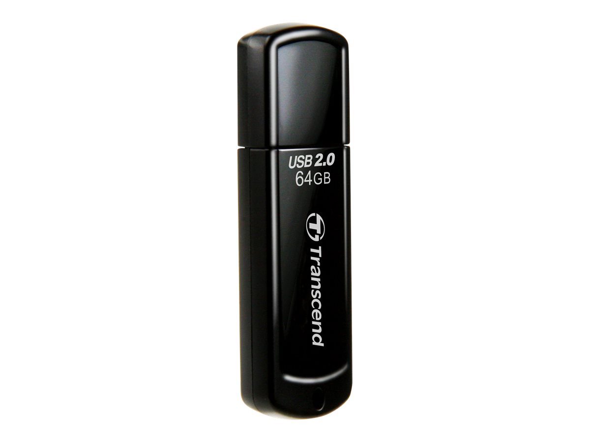 Transcend JetFlash 350 - USB-Flash-Laufwerk64 GB - USB 2.0 - Schwarz