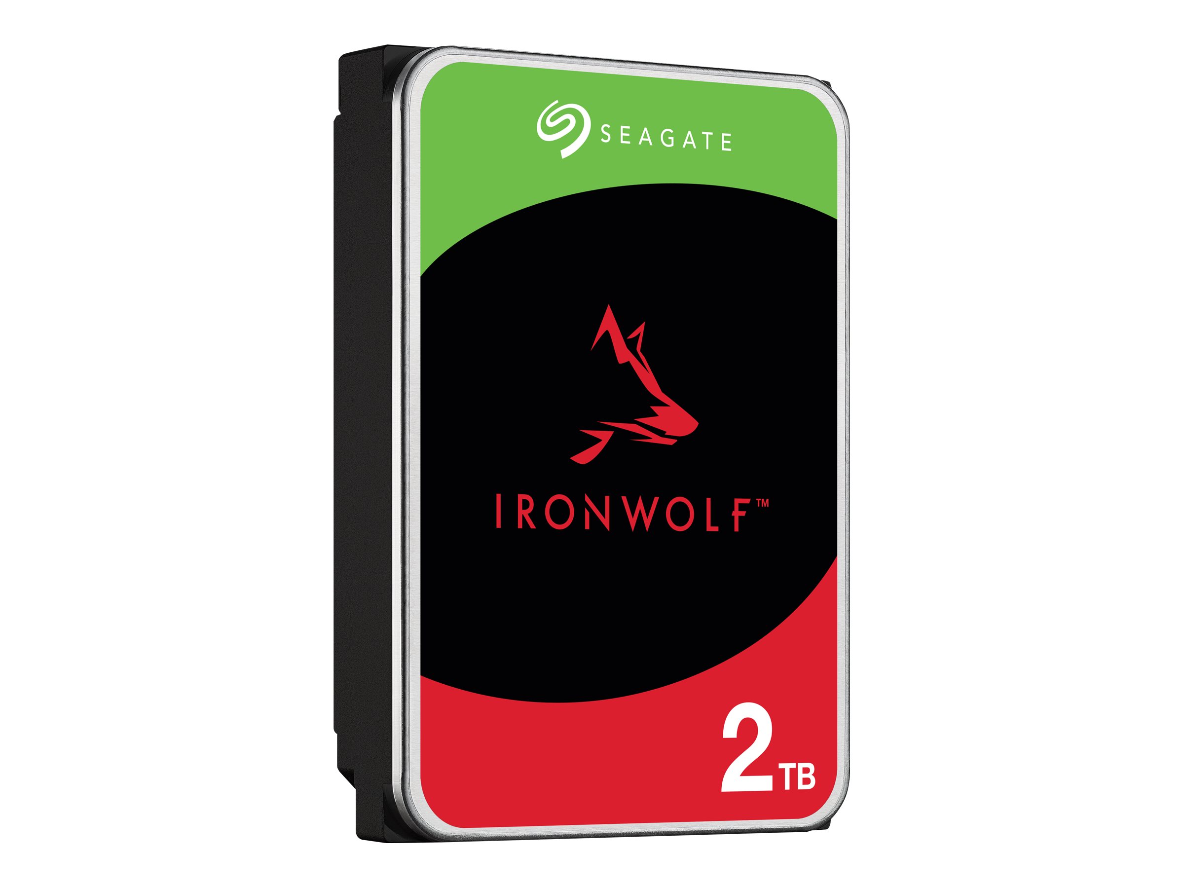 Seagate IronWolf ST2000VN003 - Festplatte - 2 TB - intern - 3.5" (8.9 cm)SATA 6Gb/s - 5400 rpm - Puffer: 256 MB - mit 3 Jahre Seagate Rescue Datenwiederherstellung