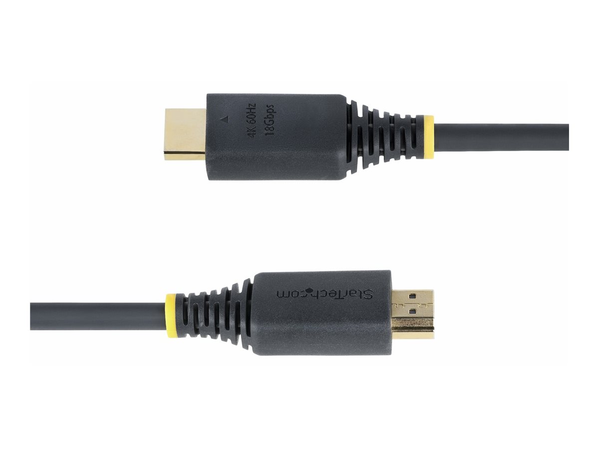 StarTech.com Startech 30cm (1ft) High Speed HDMI Cable, 4K60HzPremium Hochgeschwindigkeit - HDMI-Kabel mit Ethernet - HDMI männlich zu HDMI männlich - 30 cm - abgeschirmt - Schwarz - halogenfrei - pas