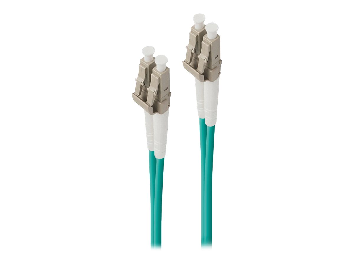 Alogic Patch-Kabel - LC Multi-Mode (M) zu LC Multi-Mode (M)2 m - 2 m - 2 mm - Glasfaser - Duplex - 50/125 Mikrometer - OM3 - halogenfrei