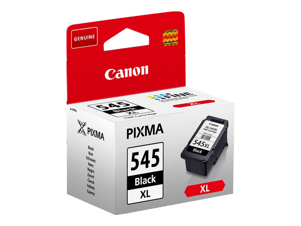 Canon PG-545XL - 15 ml - Hohe ErgiebigkeitSchwarz - original - Tintenpatrone - für PIXMA TR4551 - TR4650 - TR4651 - TS3350 - TS3351 - TS3352 - TS3355 - TS3450 - TS3451 - TS3452