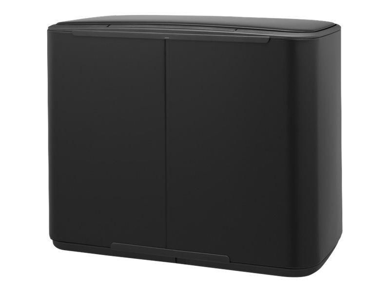 Brabantia Bo - Mülleimer - Klappdeckel - 34 LFußpedal - mattschwarz