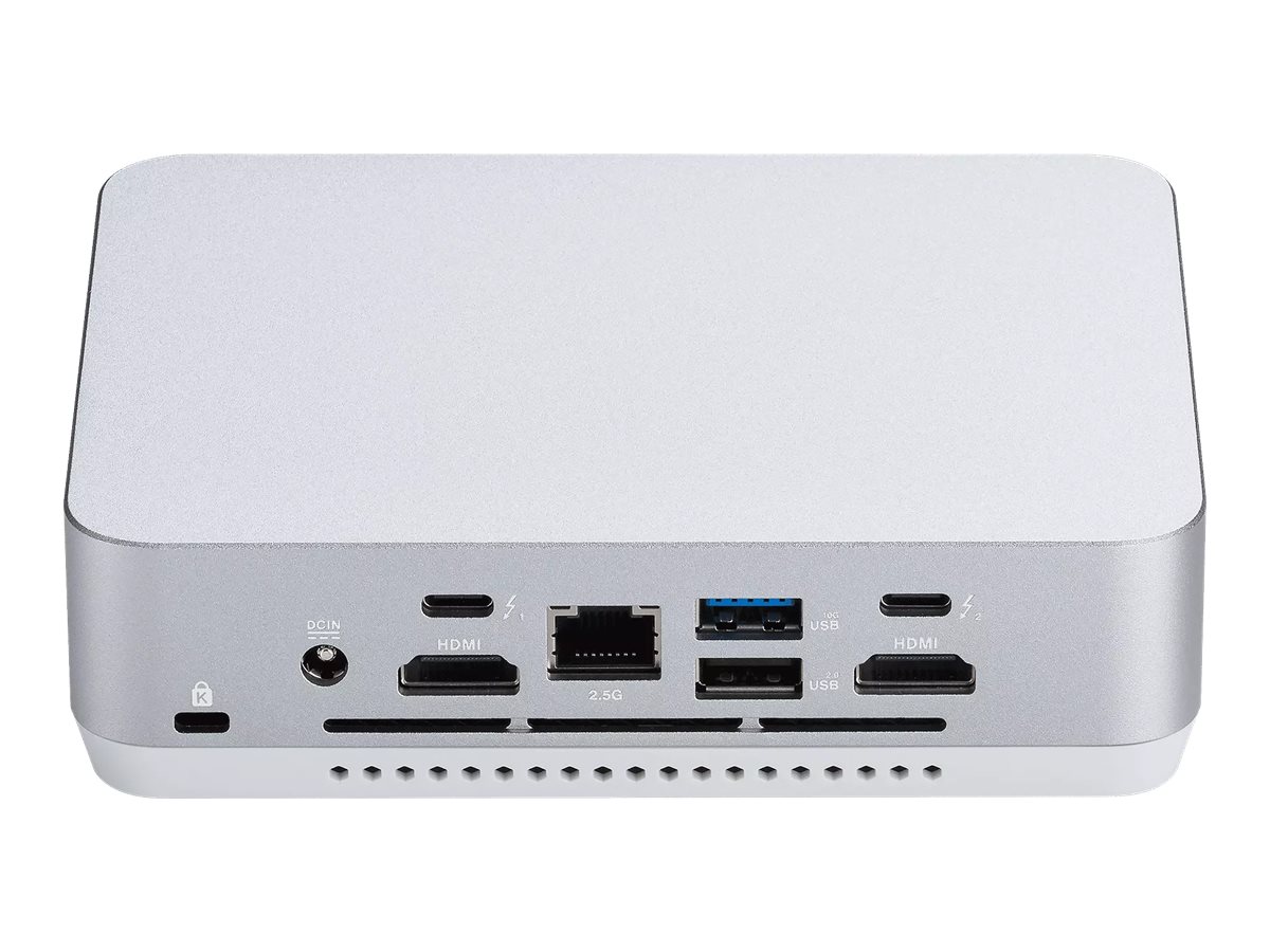 ASUS NUC 14 Pro+ RNUC14RVSU700000I - Barebone - Mini-PC - 1 x Core Ultra 7 155H / 1.4 GHz - RAM 0 GB - Intel Arc Graphics - 1GbE, 2.5GbE, Wi-Fi 6E, Bluetooth 5.3 - WLAN: 802.11a/b/g/n/ac/ax (Wi-Fi 6E)