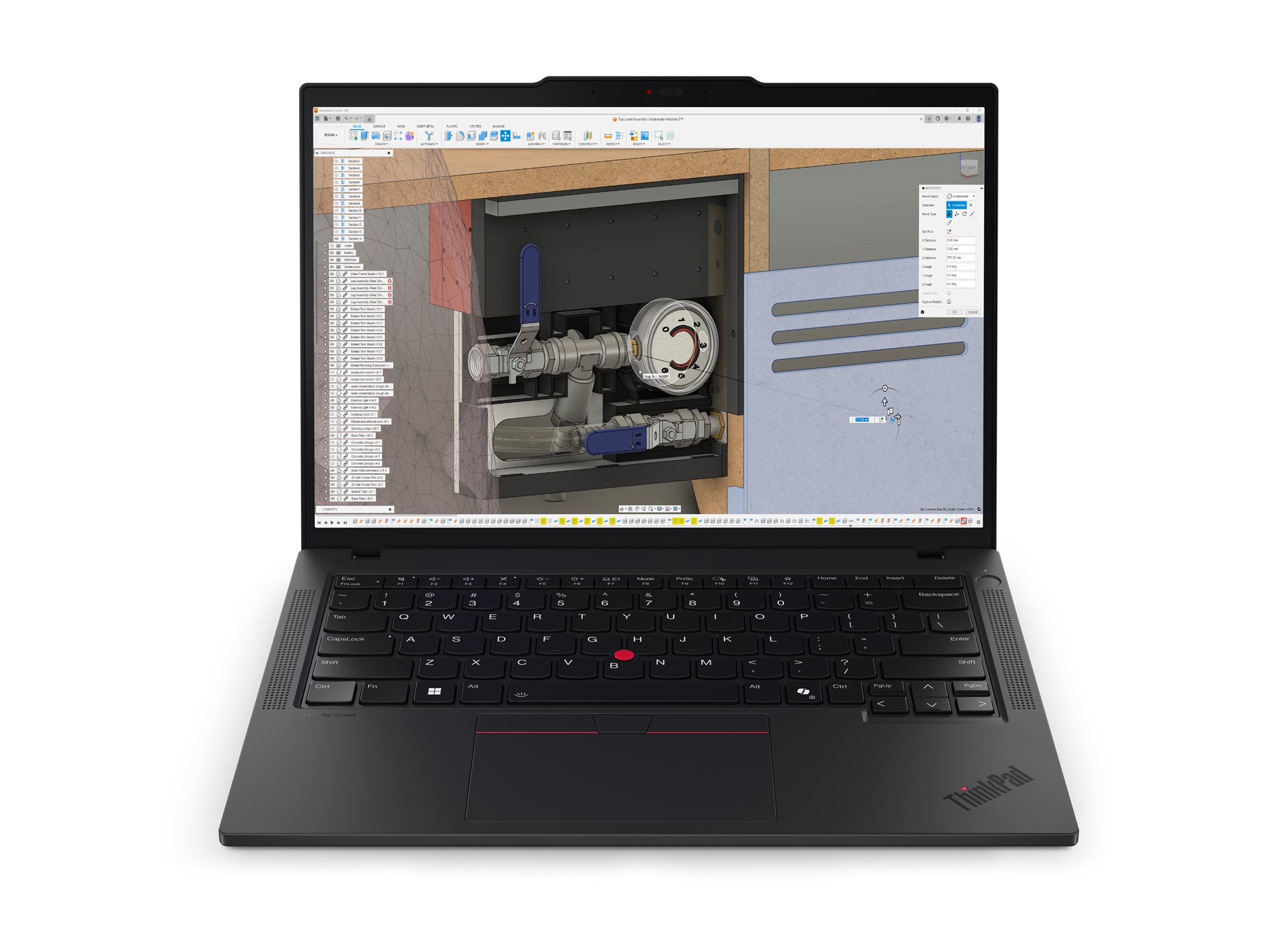 Lenovo ThinkPad P14s Gen 6 21QL - 180°-Scharnierdesign - AMD Ryzen AI 7 PRO 350 / 2 GHz - AMD PRO - Win 11 Pro - Radeon 860M - 48 GB RAM - 1 TB SSD TCG Opal Encryption 2, NVMe, Performance - 35.6 cm (