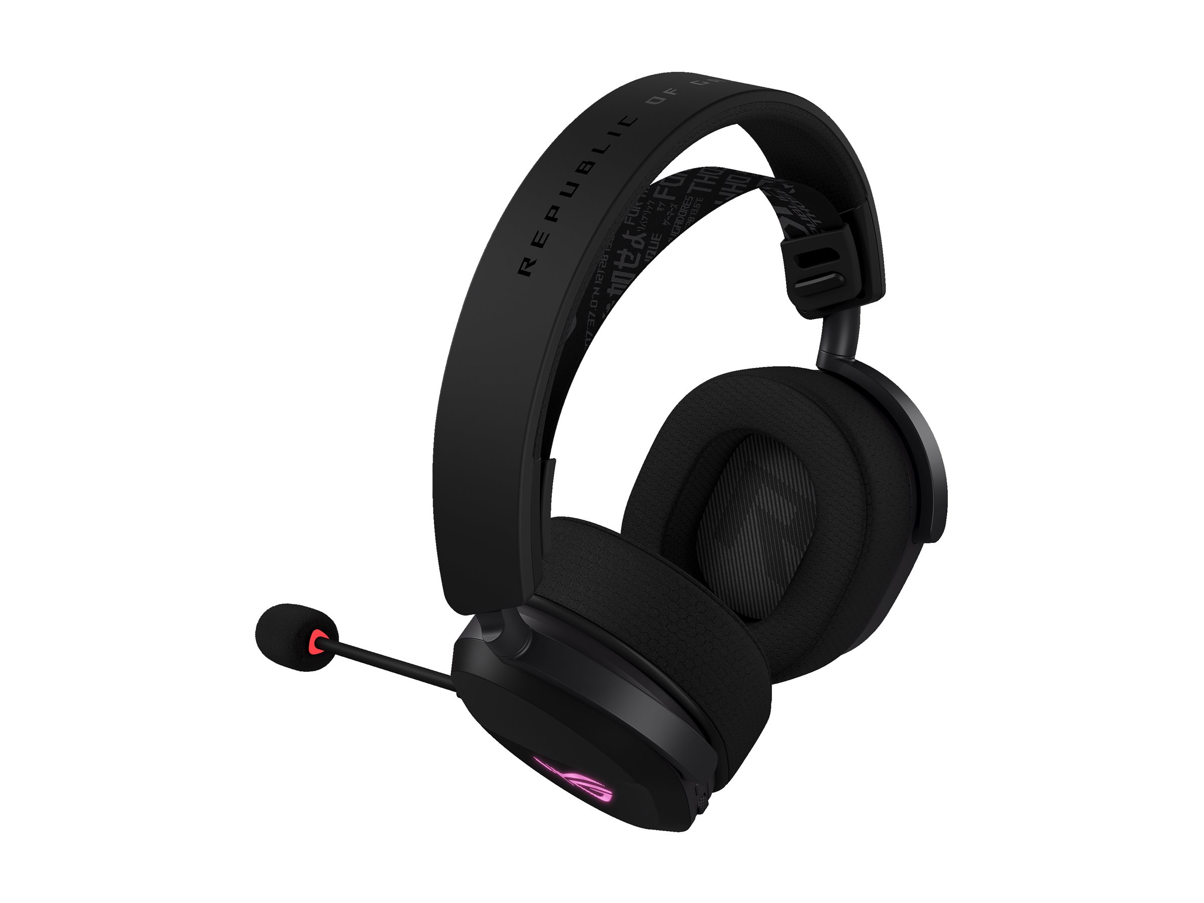 ASUS ROG Pelta - Headset - ohrumschließendBluetooth / 2,4 GHz Funkfrequenz - kabellos - Schwarz