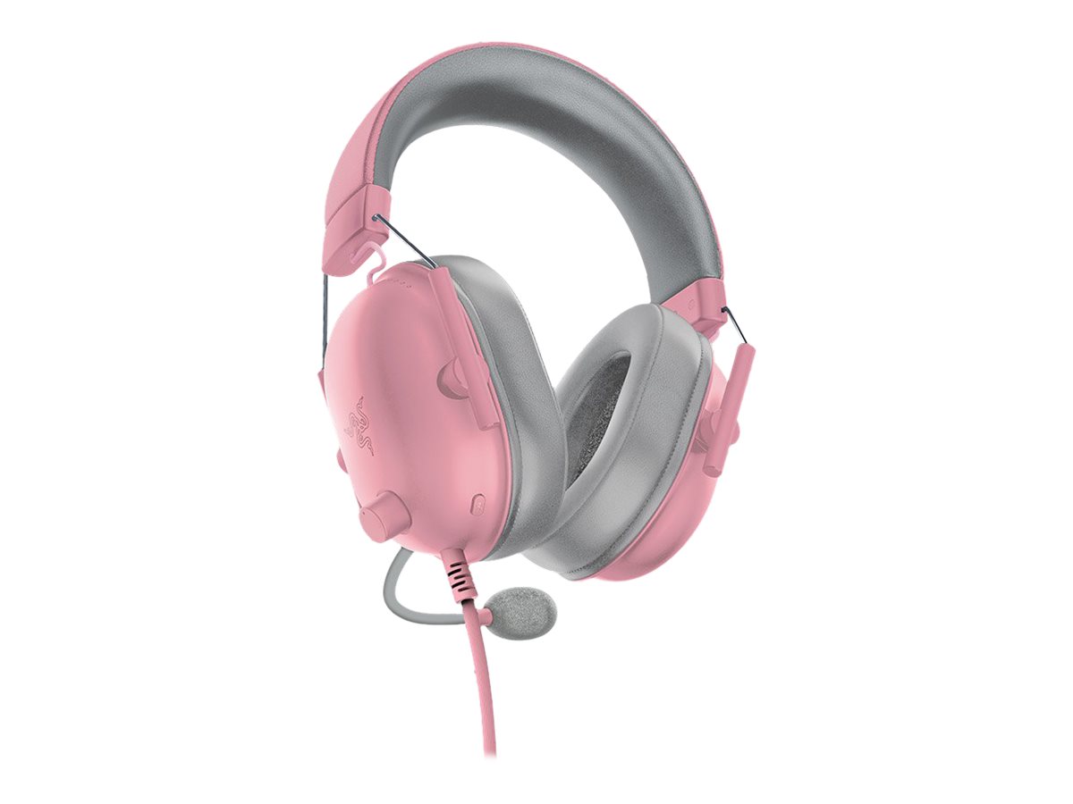 Razer BlackShark V2 X - Headset - ohrumschließendkabelgebunden - 3,5 mm Stecker - Geräuschisolierung - Quartz