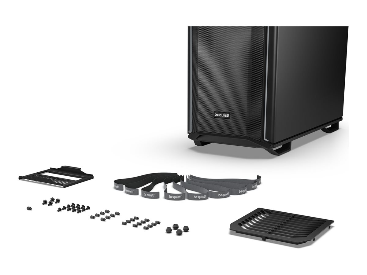 Be Quiet! Dark Base 701 - Midi-Tower - E-ATX - Seitenteil mit Fenster (gehärtetes Glas)keine Spannungsversorgung (ATX / PS/2) - Schwarz - USB/Audio
