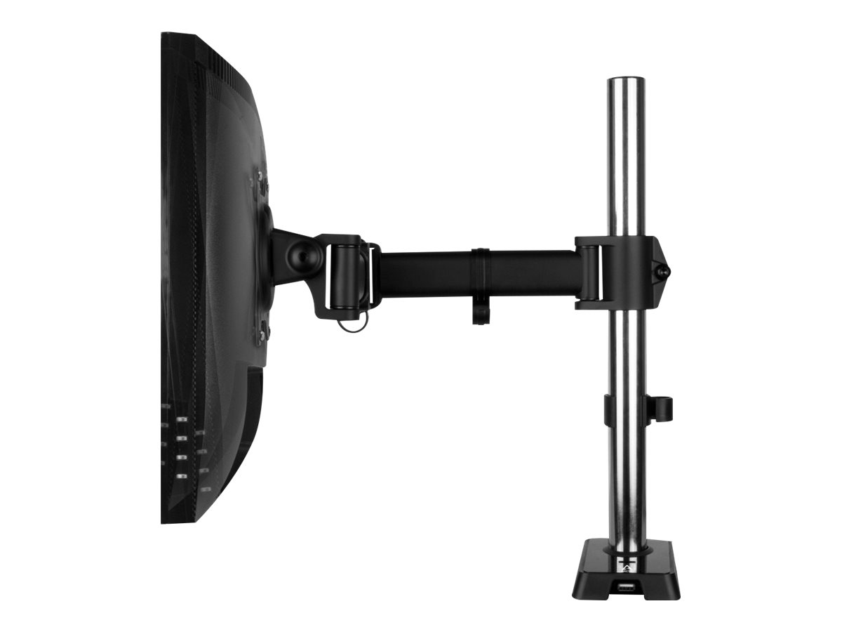 Arctic Z1 (Gen 3) - Befestigungskit - einstellbarer Arm - für LCD-Display - Stahl, Aluminiumlegierung - mattschwarz - Bildschirmgröße: bis zu 86,4 cm / 96,5 cm (ultrabreit)(bis zu 34" / 38" (ultrabrei