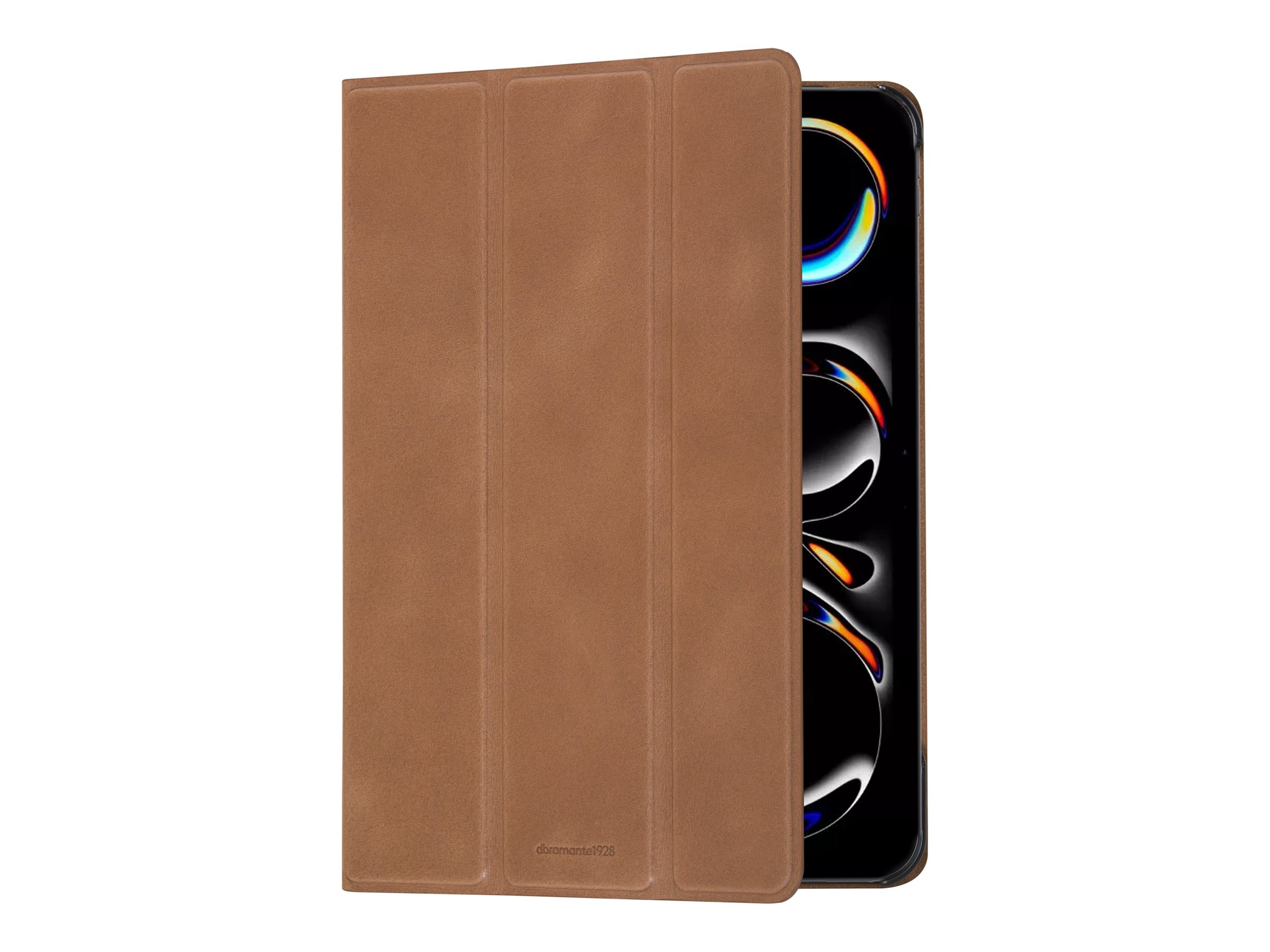 dbramante1928 Risskov - Flip-Hülle für Tablet - genarbtes Leder - Hellbraun - für Apple 11-inch iPad Pro (M4, M5)