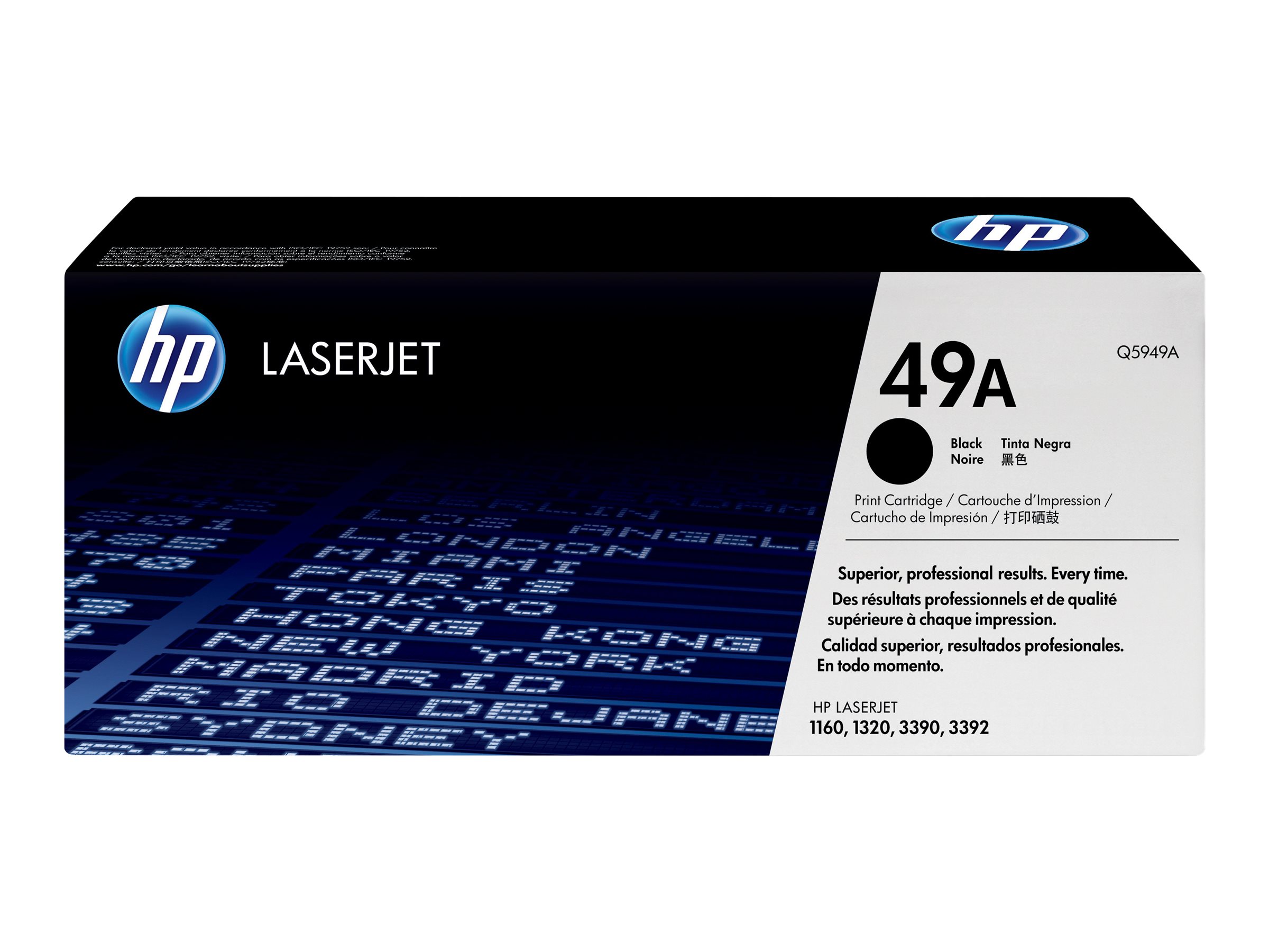 HP 49A - Schwarz - original - LaserJet - Tonerpatrone (Q5949A)für LaserJet 1320 - 1320n - 1320nw - 1320t - 1320tn - 3390 - 3392