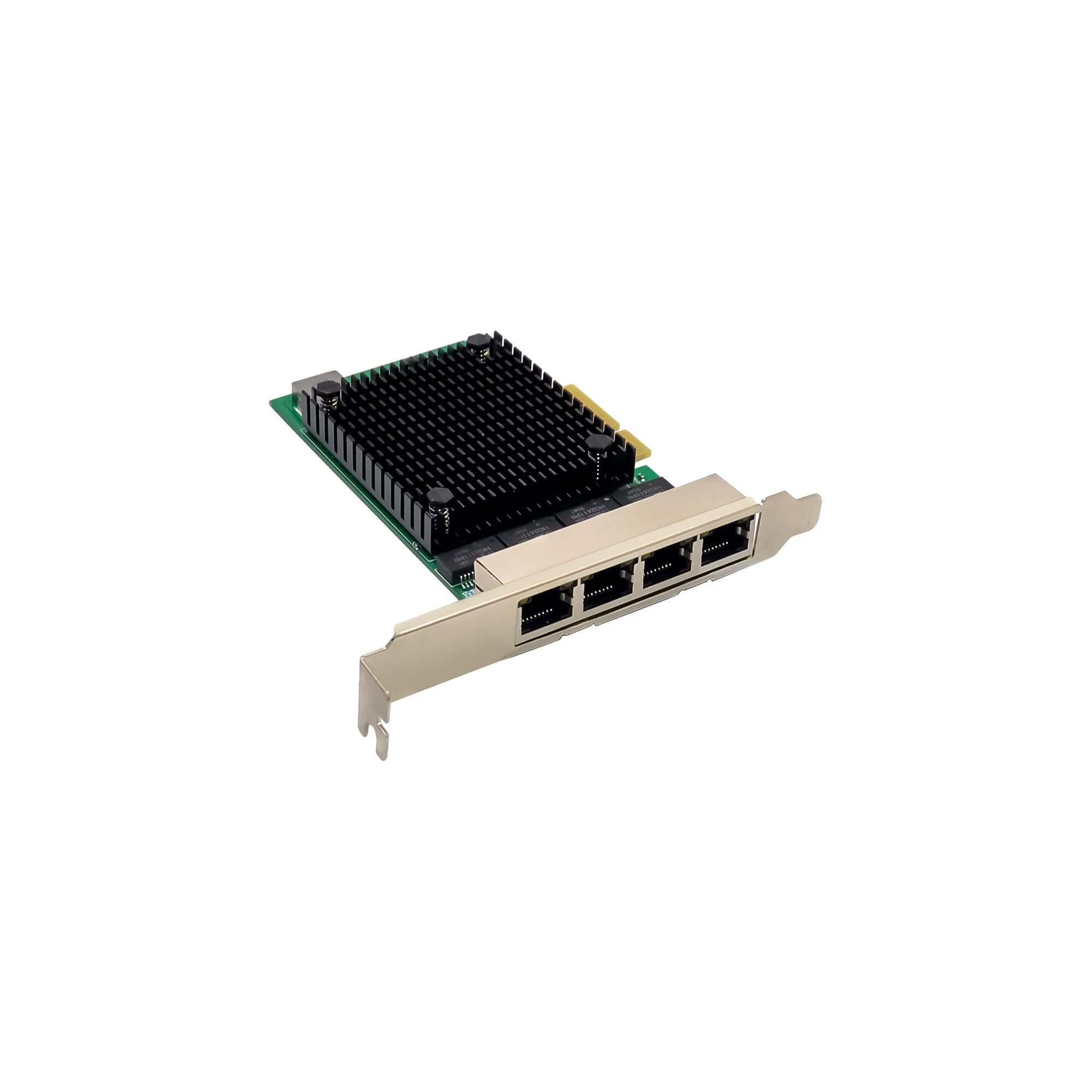 InLine Quad Netzwerkkarte - PCIe x4 - 4-Port RJ45 2,5Gb/s - inkl. low profile10/100/1000/2500Base-T x 4