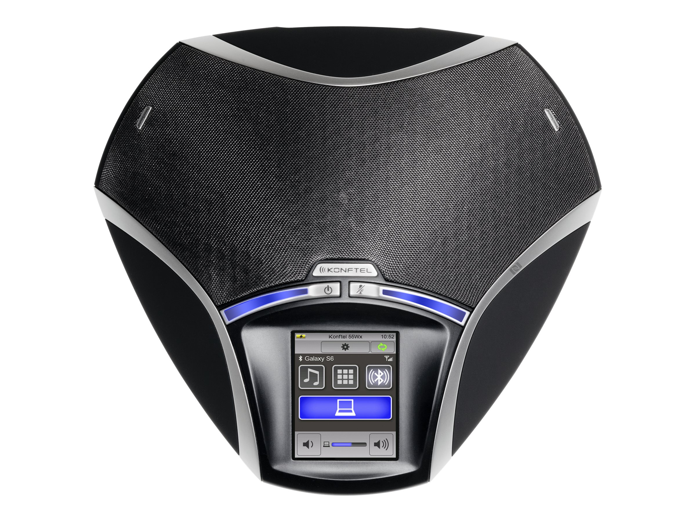 Konftel 55Wx, IP-Konferenztelefon, Mittlerer Raum, 30 m², Tasten, Berührung, Schwarz, LCD12 personen - 100-24000 Hz - 90 dB NPS 0.5 m - USB 2.0 Mini B - Bluetooth 3.0 - 100–240 V - SD/SDHC - 222 x 206