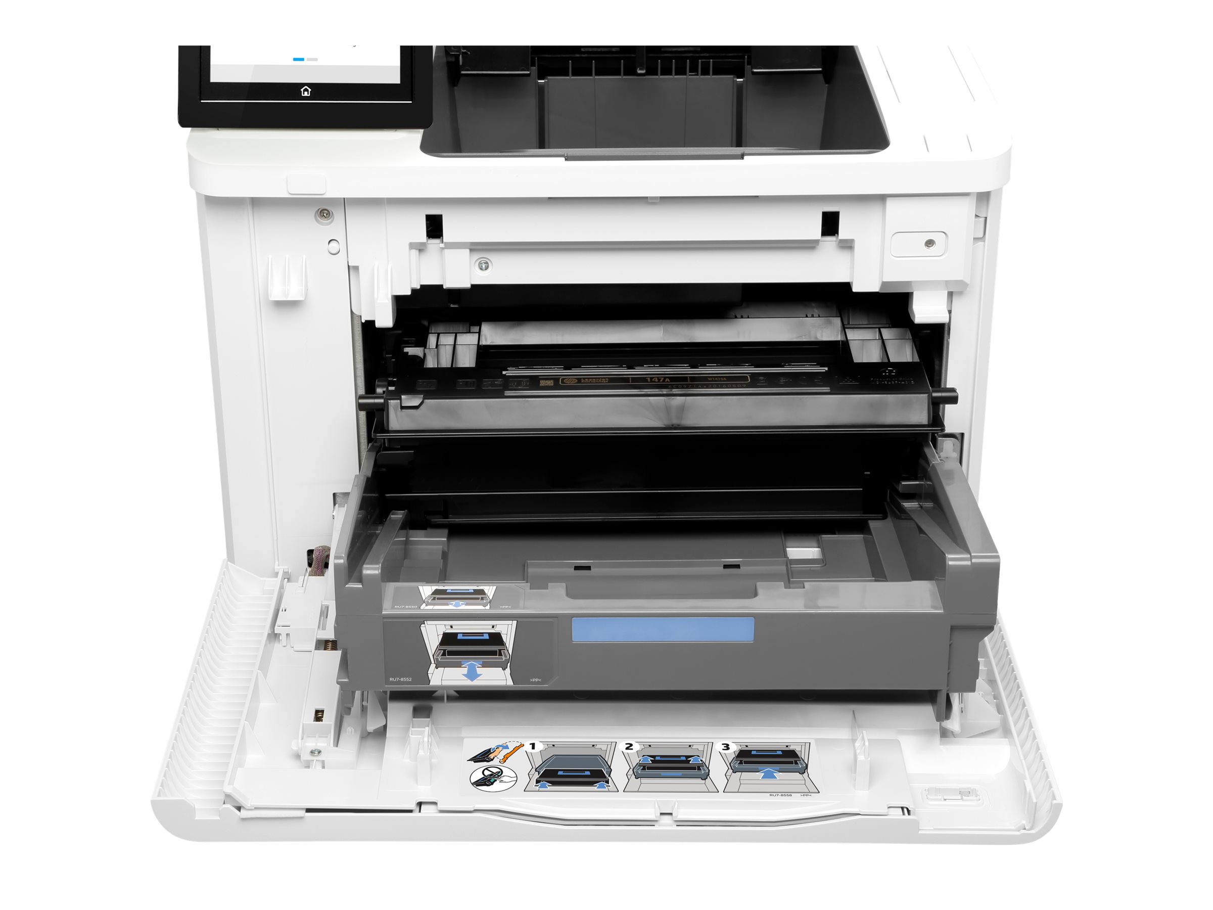 HP LaserJet Enterprise M612dn - Drucker - s/wDuplex - Laser - A4/Legal - 1200 x 1200 dpi - bis zu 71 Seiten/Min. - Kapazität: 650 Blätter - USB 2.0 - Gigabit LAN - USB 2.0-Host