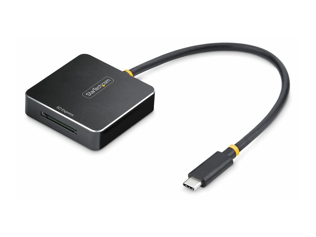 StarTech.com USB-C SD Express Card Reader, USB 10Gbps, Portable Memory Card Reader, USB Type-C to Secure Digital 7.1 Adapter, Works with Any Operating System - Kartenleser (SDHC, SDXC)USB-C 3.2 Gen 2