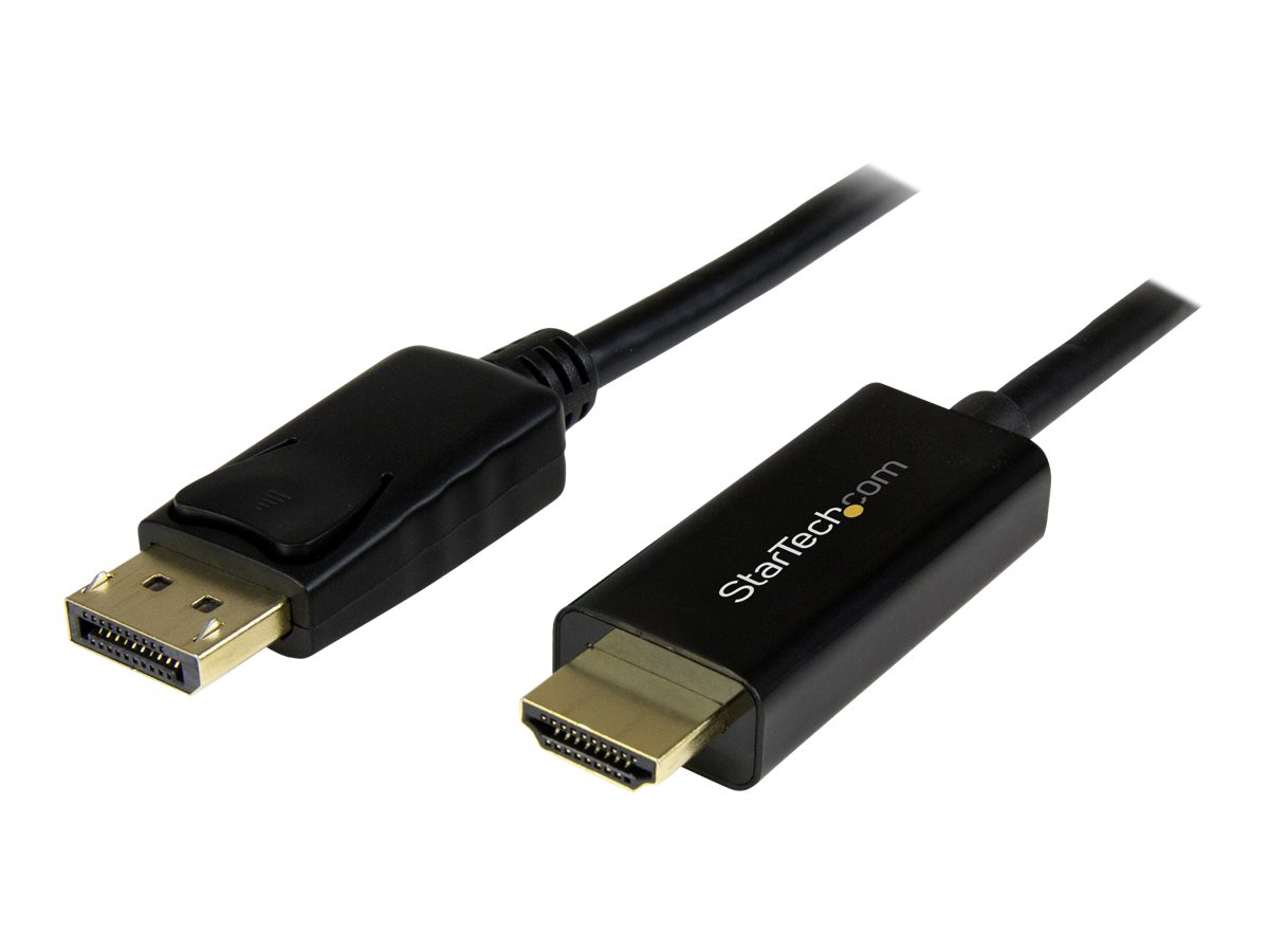 StarTech.com DisplayPort auf HDMI Kabel - 5mDP zu HDMI Adapter mit Kabel - Ultra HD 4K 30Hz - St/St - Adapterkabel - DisplayPort männlich zu HDMI männlich - 5 m - 4K Unterstützung