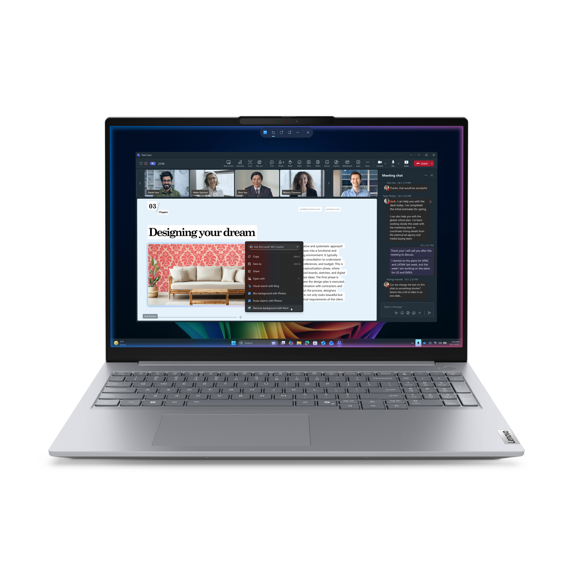 Lenovo ThinkBook 16 G9 IPL 21UR - Intel Core Ultra 7 355 - Win 11 Pro - Intel Graphics - 32 GB RAM - 1 TB SSD NVMe - 40.6 cm (16")IPS 1920 x 1200 - Wi-Fi 7 - Bluetooth - Arctic Grey - kbd: Deutsch - m