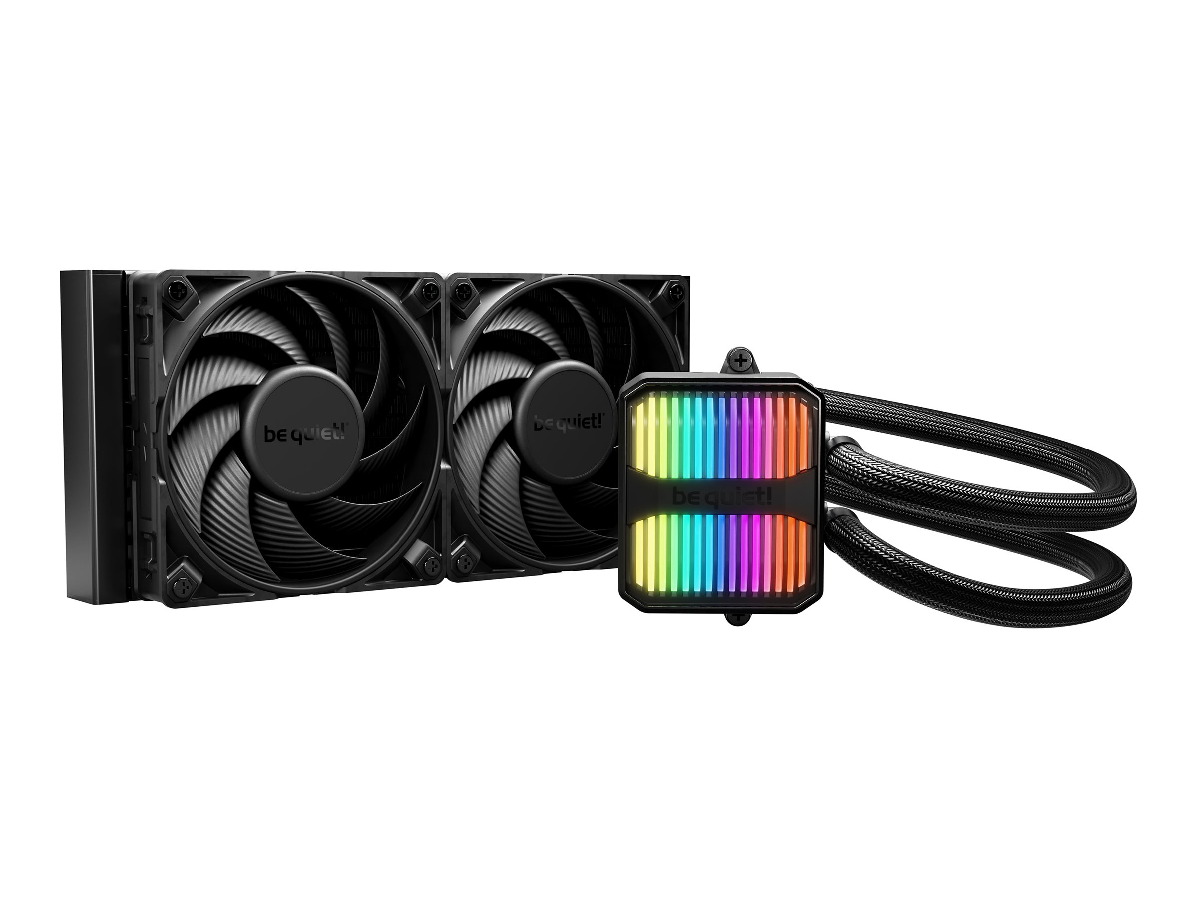 Be Quiet! Silent Loop 3 - Prozessor-Luftkühler - Kühlergröße: 240 mm - (für: LGA1150, LGA1151, LGA1155, LGA1200, LGA1700, LGA1851, AM4, AM5)Kupfer-Bodenplatte und vernickelte Aluminium-Finnen - 120 mm