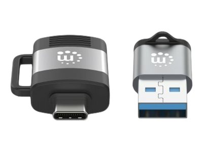 Manhattan USB-C-Adapterkit - USB 3.2 Gen 13 A - Space-grau - Schwarz
