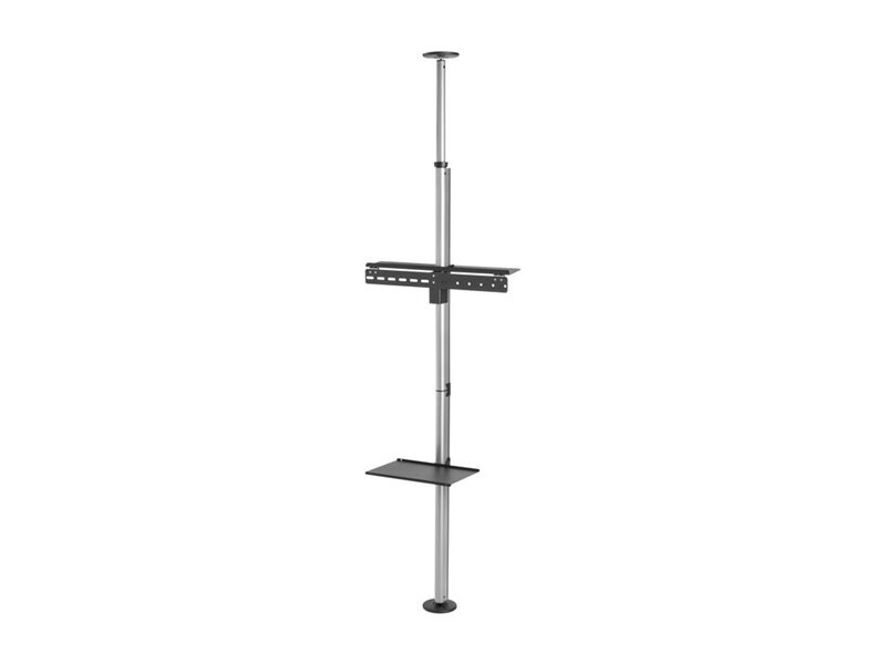 Equip Befestigungskit (equipment tray) - für LCD-Display / Curved LCD-Display - Silber - Bildschirmgröße: 94-177.8 cm (37"-70")Montageschnittstelle: 600 x 400 mm - Boden- bis Deckenmontage