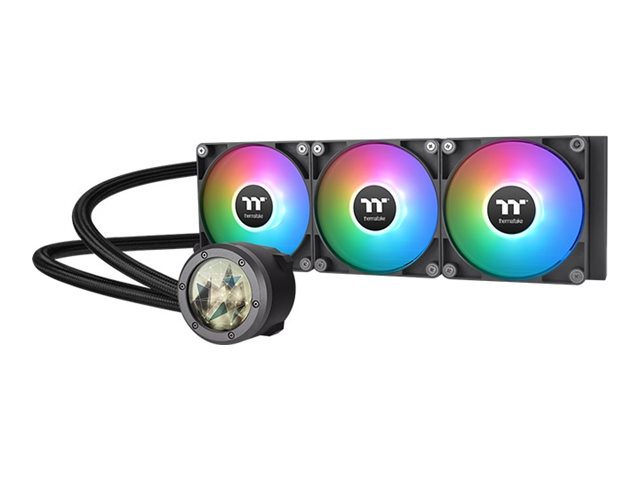 Thermaltake TH360 V2 Ultra ARGB Sync - Prozessor-Luftkühler - mit LCD-Display - (für: LGA1156, AM2, AM2+, AM3, LGA1155, AM3+, LGA2011, FM1, FM2, LGA1150, LGA2011-3, LGA1151, AM4, LGA2066, LGA1200, LGA