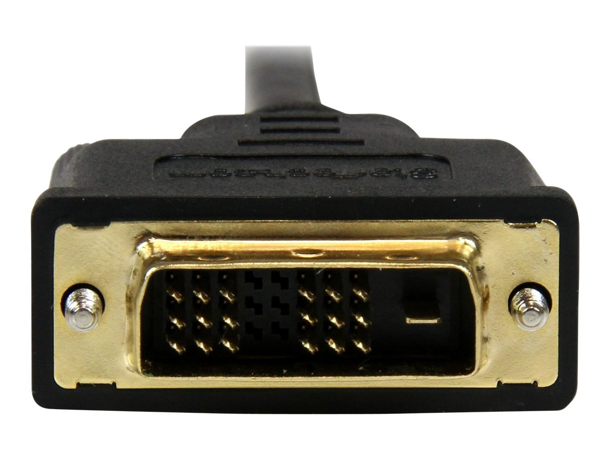 StarTech.com 2m Mini HDMI auf DVI Kabel - miniHDMI Typ-C / DVI-D Adapterkabel - St/St - Adapterkabel - DVI-D männlich zu 19 pin mini HDMI Type C männlich - 2 m - abgeschirmt - Schwarz