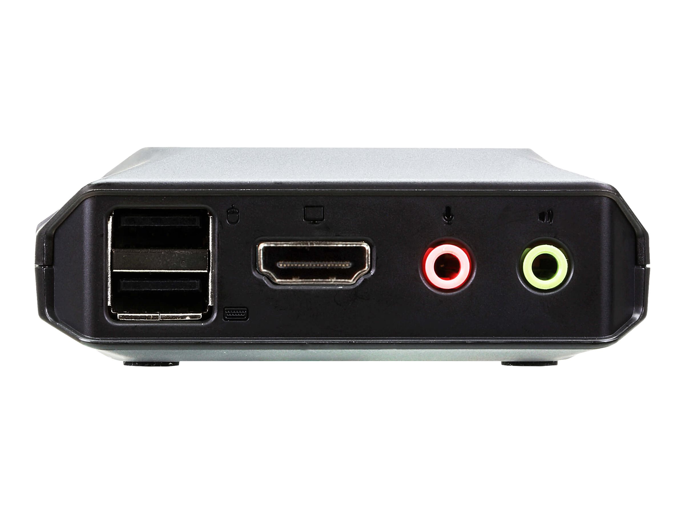 ATEN CS22H - KVM-/Audio-/USB-Switch - 2 x KVM/Audio/USB1 lokaler Benutzer - Desktop - für VanCryst VS182B - VS184B