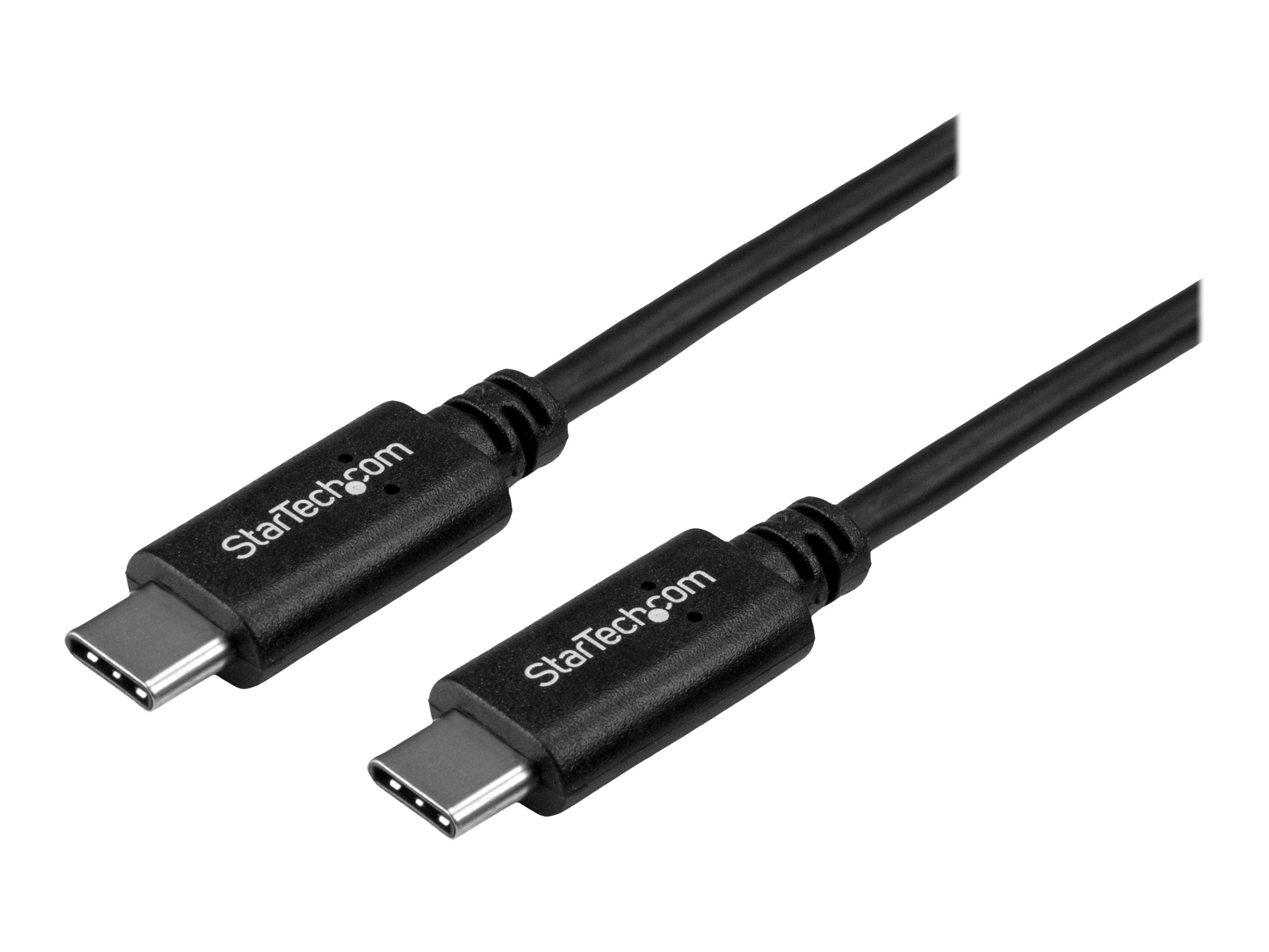 StarTech.com StarTech USB-C Kabel - St/St - 0,5m - USB 2.0 - USB-C Ladekabel - USB 2.0 Typ-C - Kurzes USB C Kabel - USB-Kabel - USB-C (M)zu USB-C (M) - USB 2.0 - 50 cm - Schwarz - für P/N: DKT30CHD