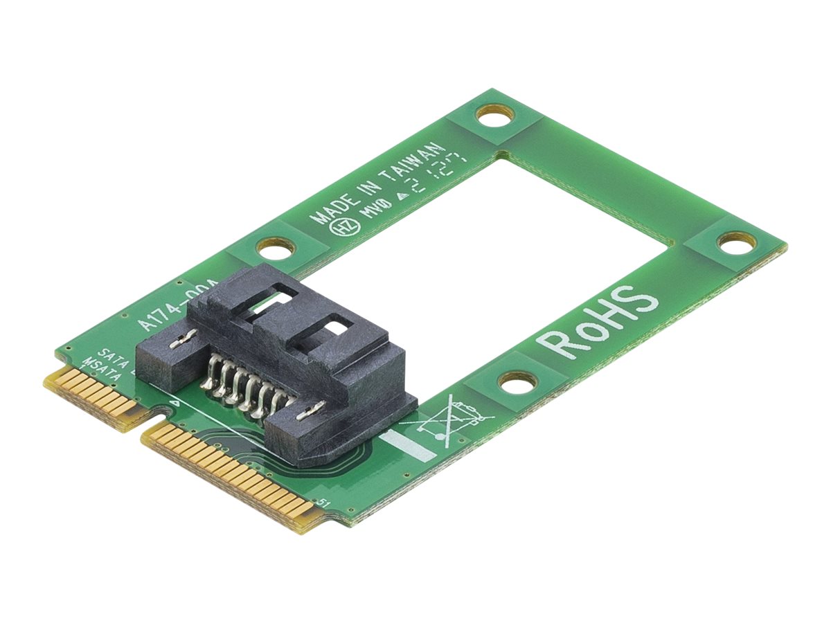StarTech.com mSATA auf SATA Festplatten / SSDAdapter - Mini Serial-ATA zu SATA Konverter - Festplatten Adapter / Konverter - Speicher-Controller - 1 Sender/Kanal - mSATA - SATA 6Gb/s