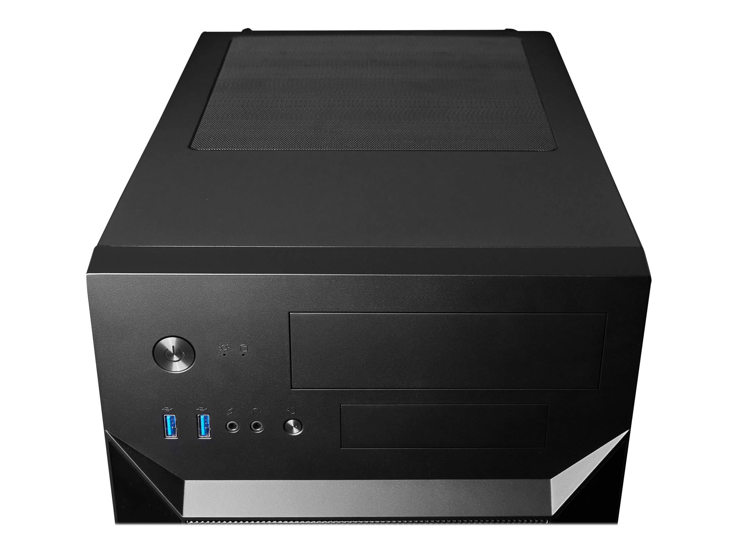 Chieftec Mesh Series CI-02B-OP - Cube - micro ATX (ATX)Schwarz - USB/Audio